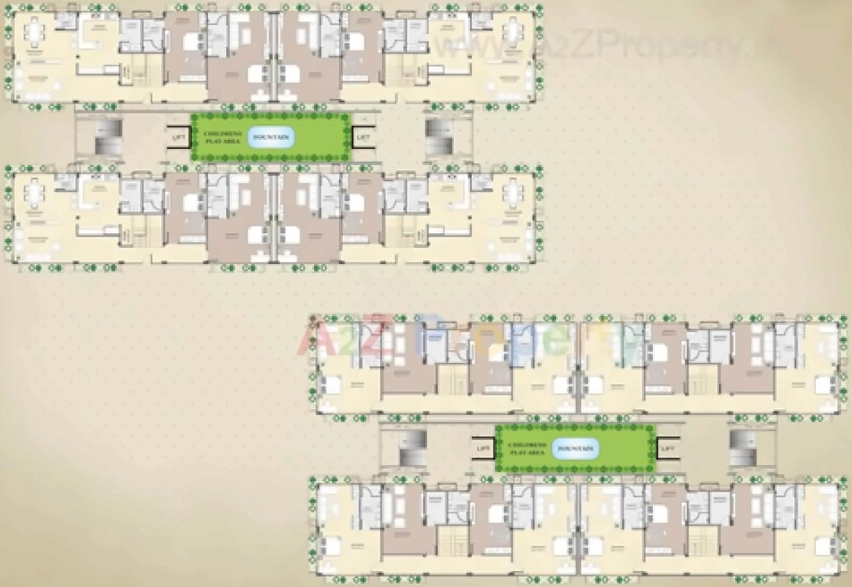 Layout of real estate project Royal Serenade located at Shilaj, Ahmedabad, Gujarat