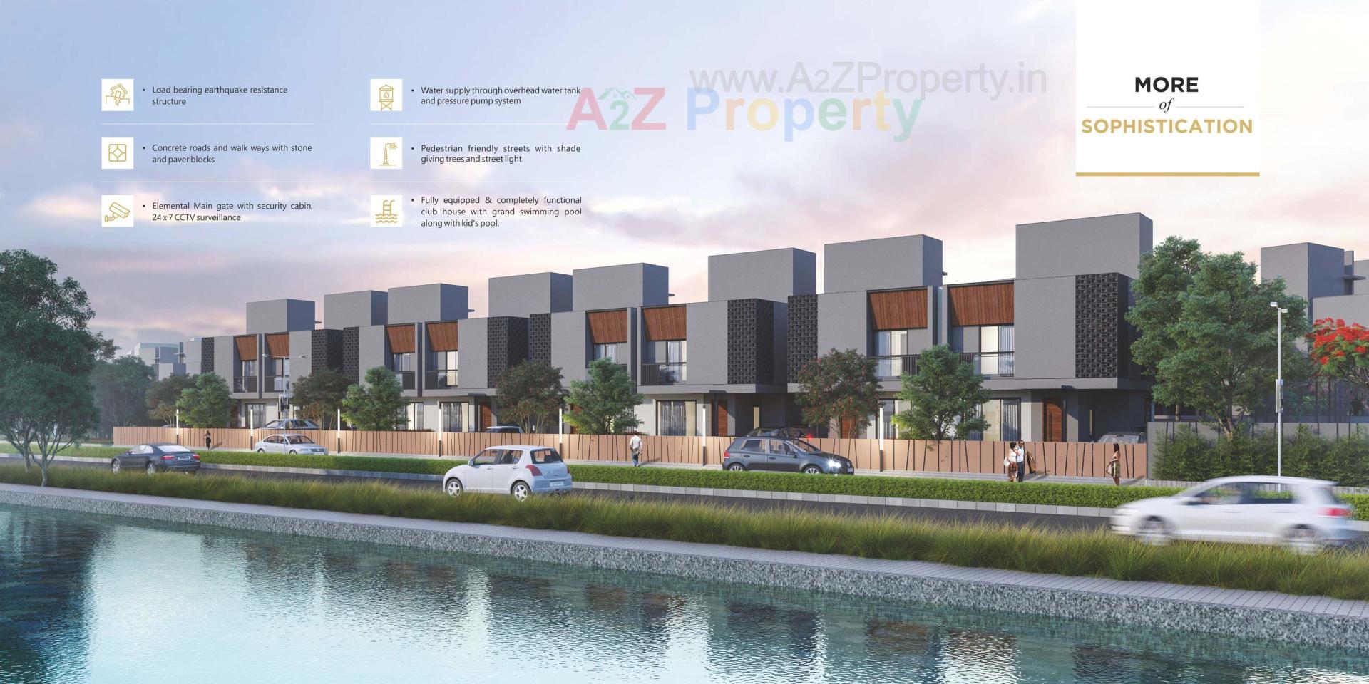 3D Elevation of real estate project Royal Serenity located at Dholka, Ahmedabad, Gujarat