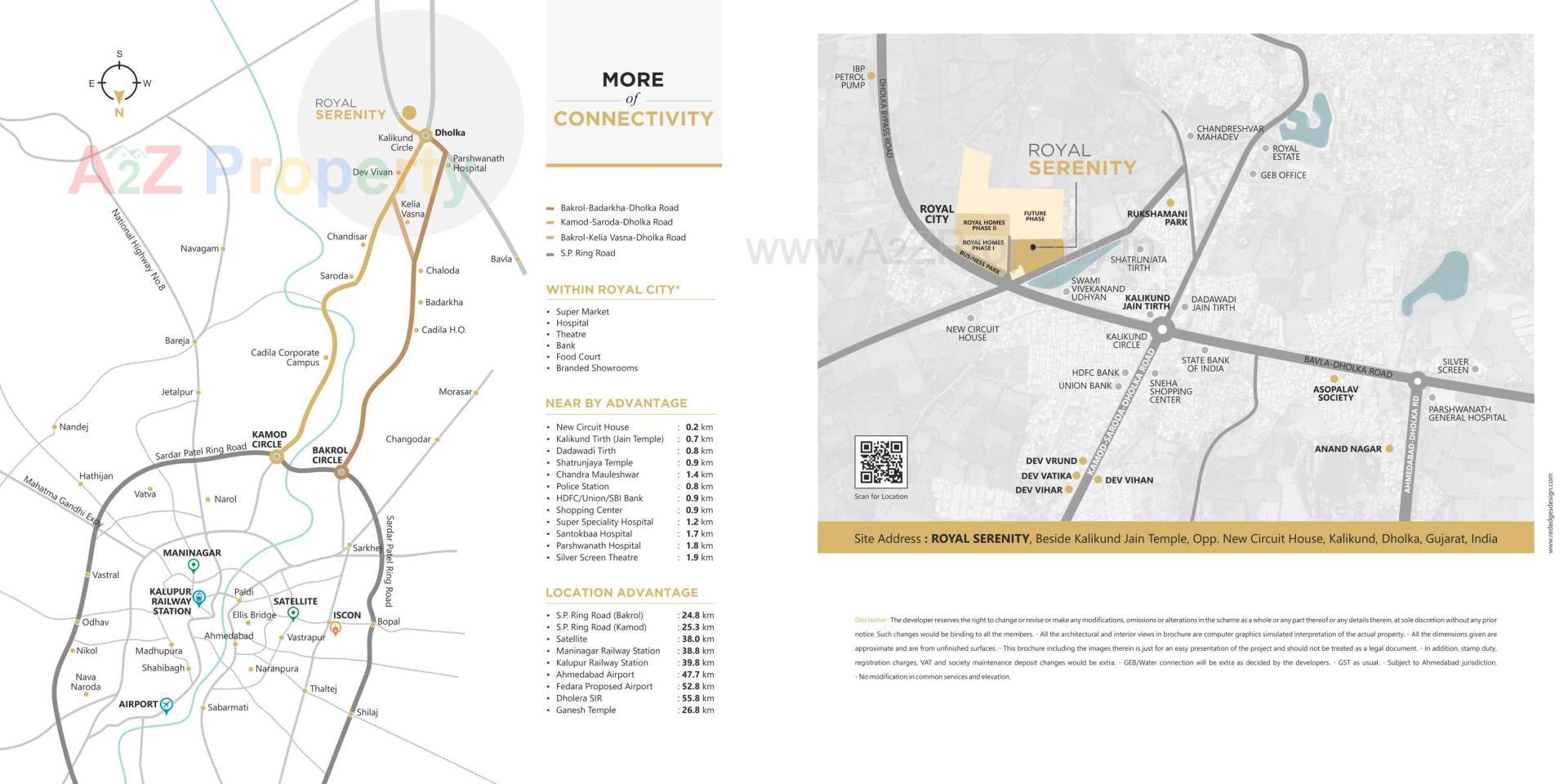  of real estate project Royal Serenity located at Dholka, Ahmedabad, Gujarat