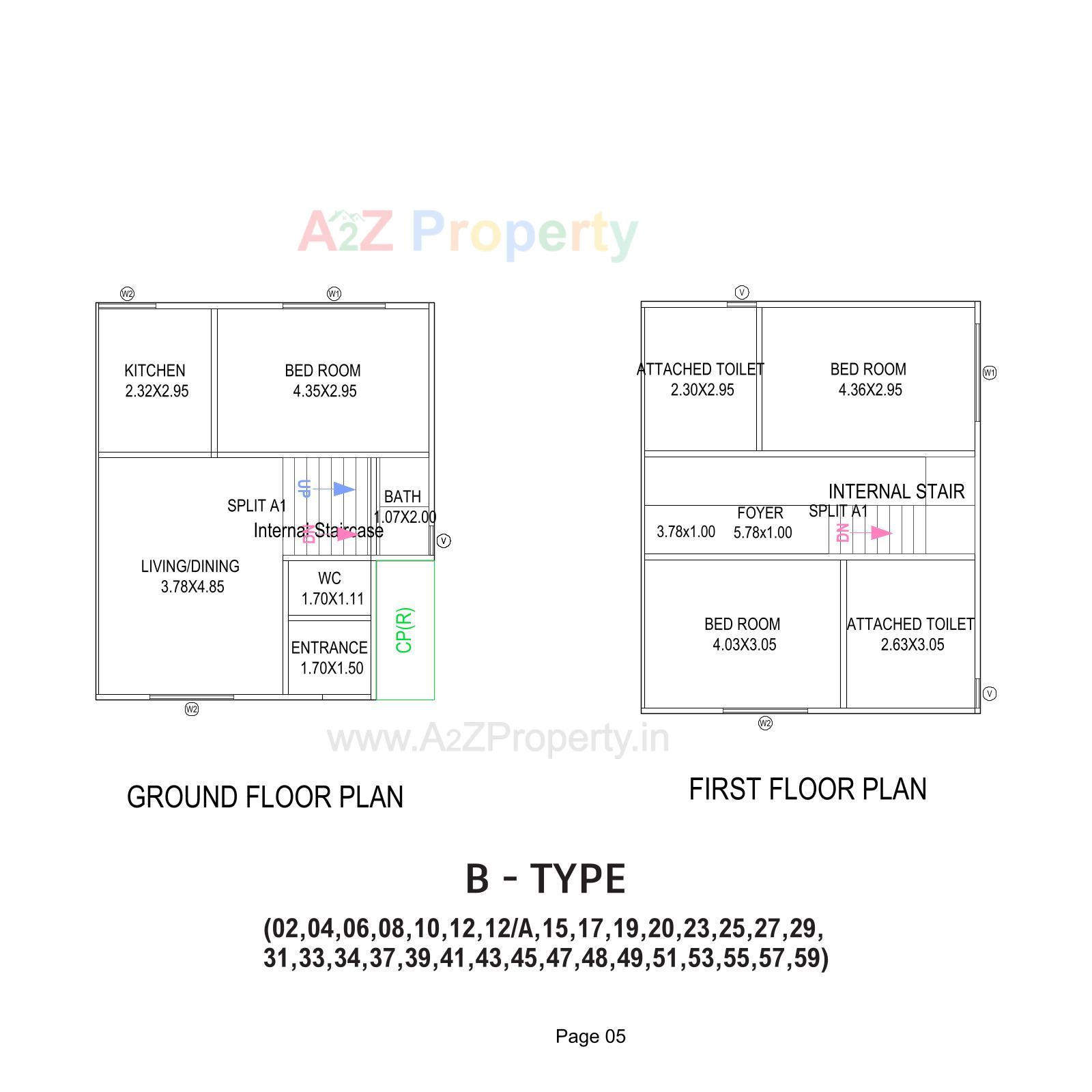 Layout of real estate project Royal Sky located at Dholka, Ahmedabad, Gujarat