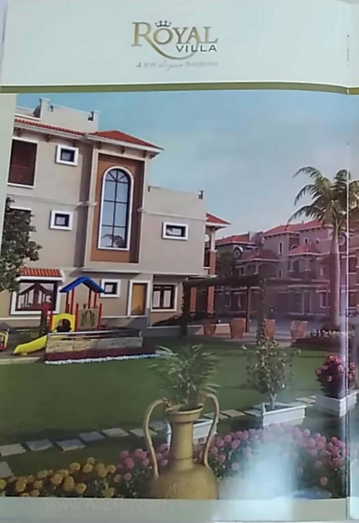 3D Elevation of real estate project Royal Villa located at Nikol, Ahmedabad, Gujarat
