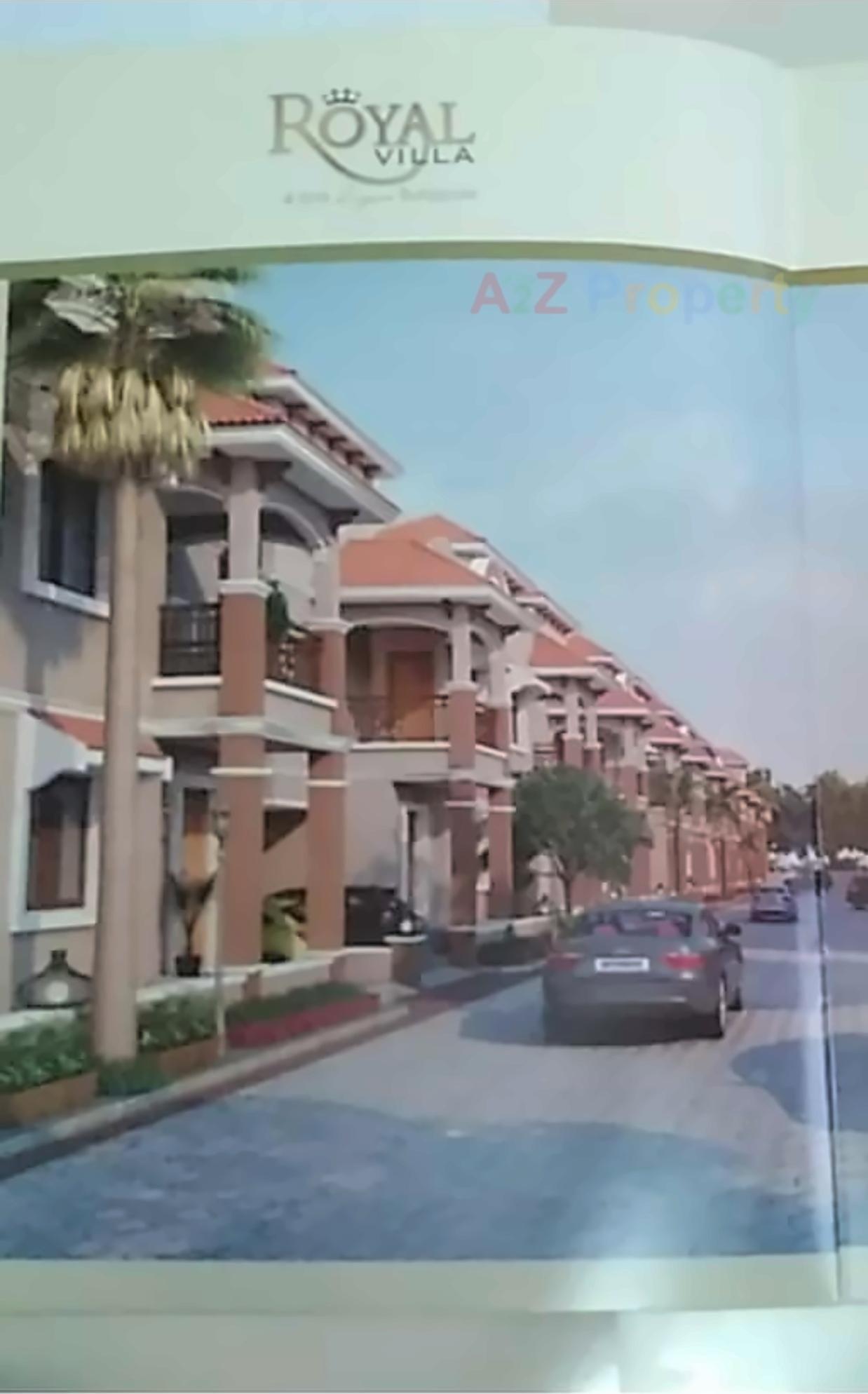 3D Elevation of real estate project Royal Villa located at Nikol, Ahmedabad, Gujarat