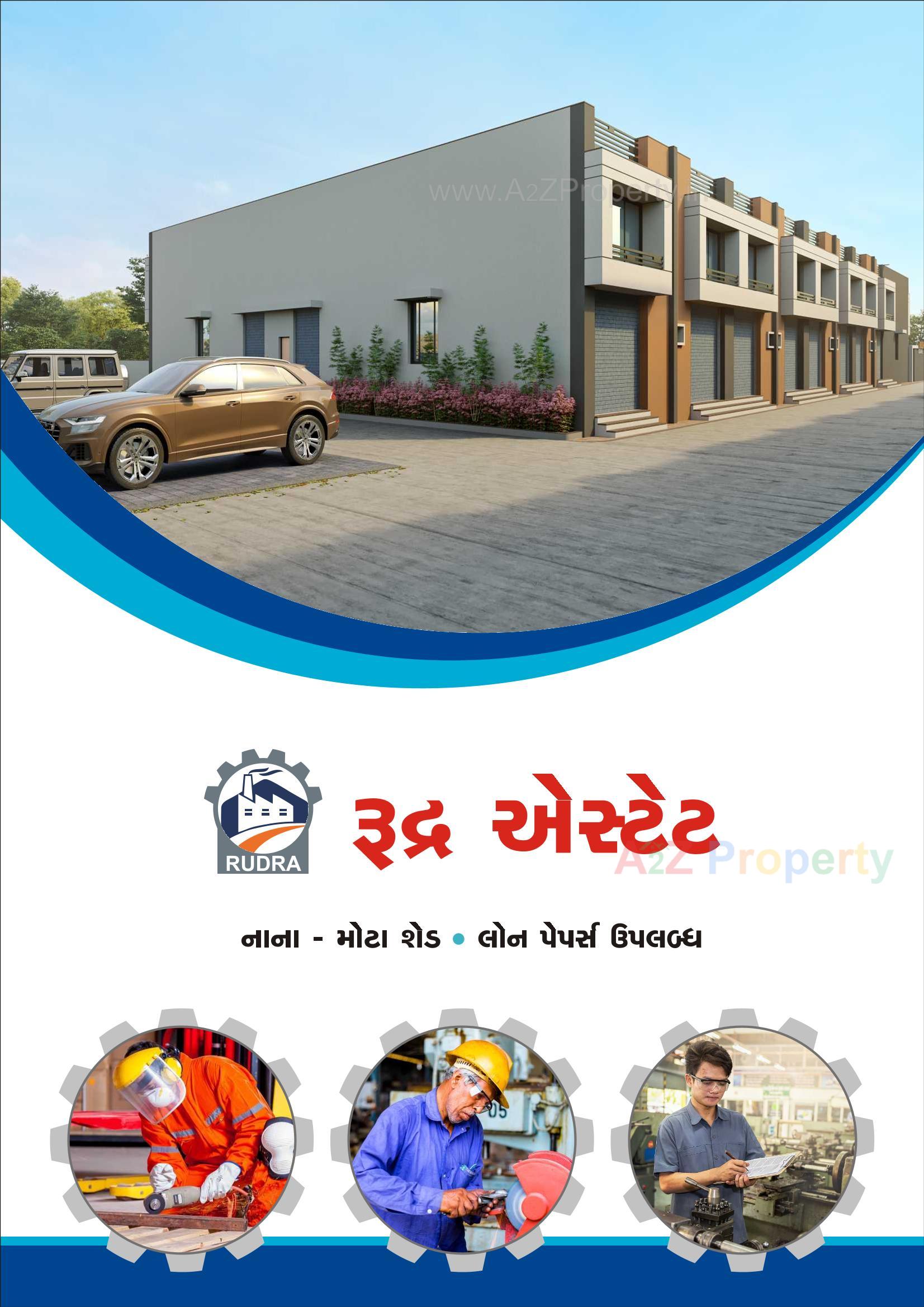 3D Elevation of real estate project Rudra Estate located at Ahmedabad, Ahmedabad, Gujarat