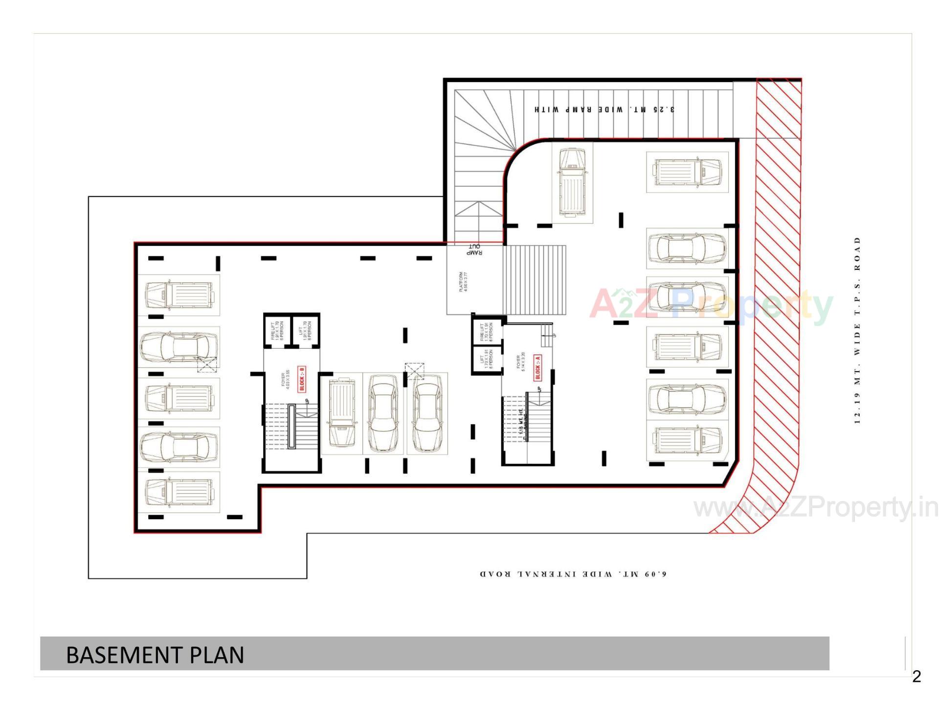 Layout of real estate project Rudra Exotica located at Rajpur-hirpur, Ahmedabad, Gujarat