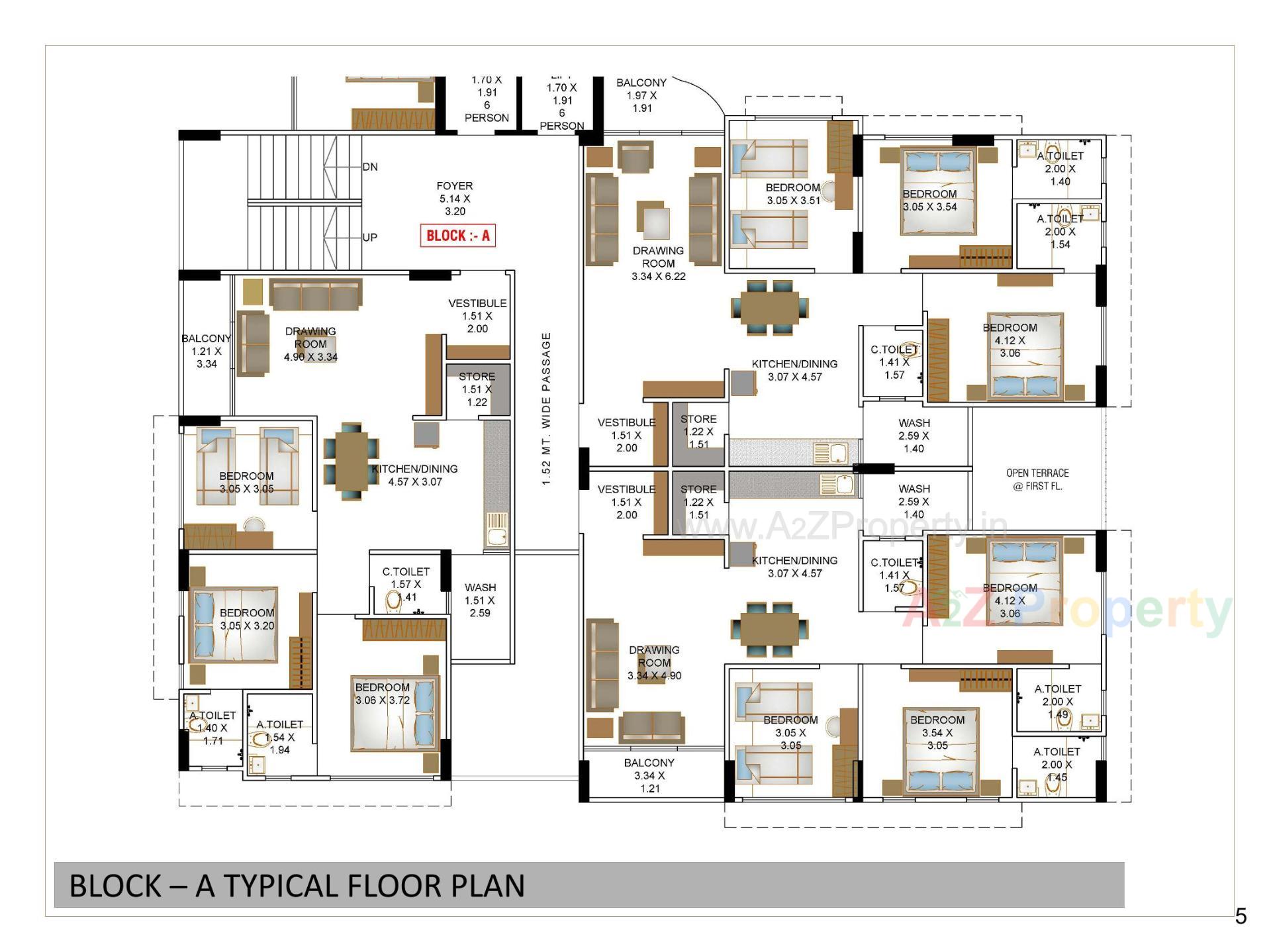 Layout of real estate project Rudra Exotica located at Rajpur-hirpur, Ahmedabad, Gujarat
