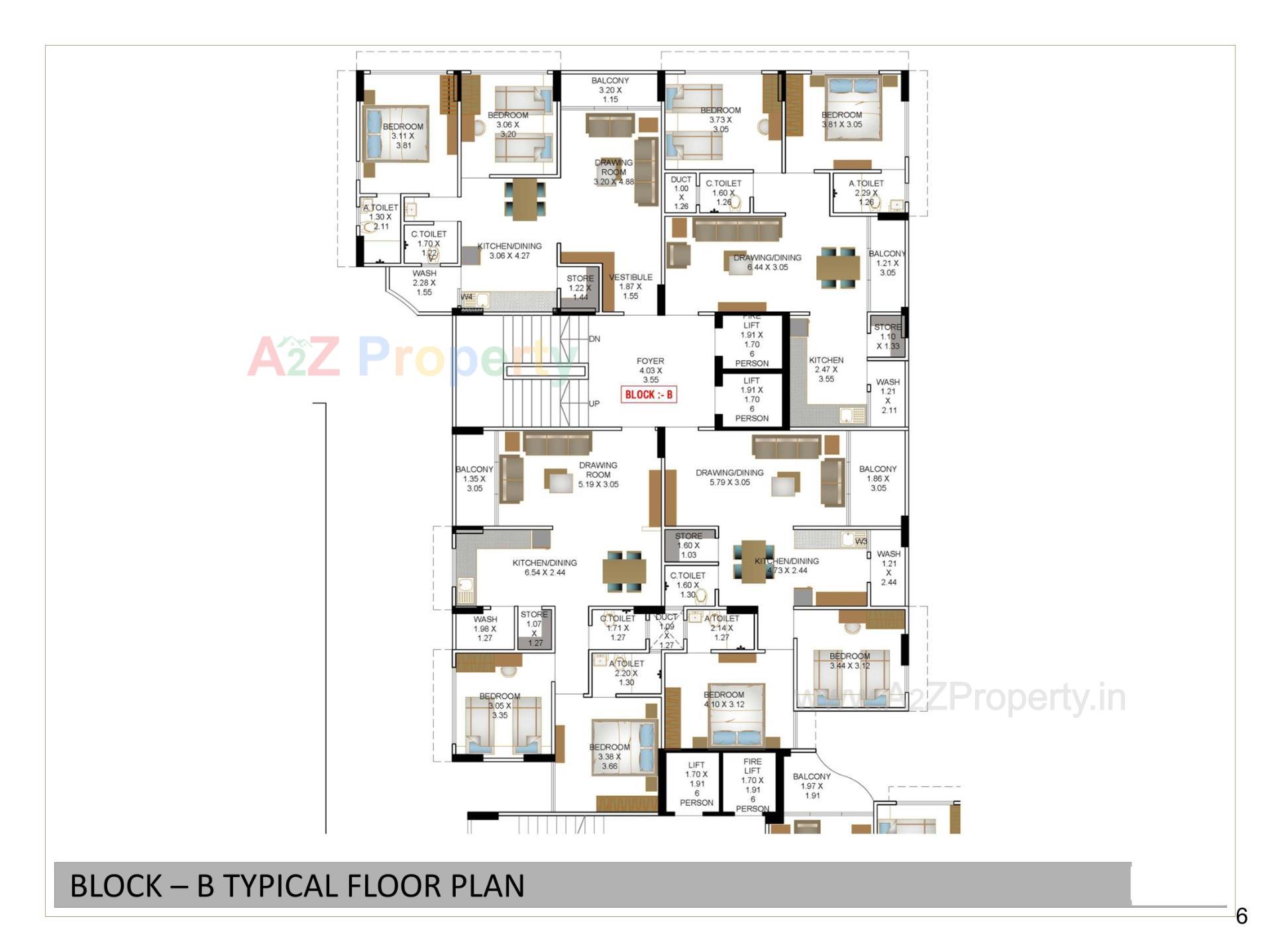 Layout of real estate project Rudra Exotica located at Rajpur-hirpur, Ahmedabad, Gujarat