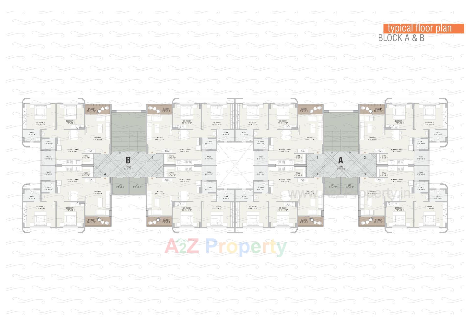 Layout of real estate project Rudra Opulence located at Sanand, Ahmedabad, Gujarat