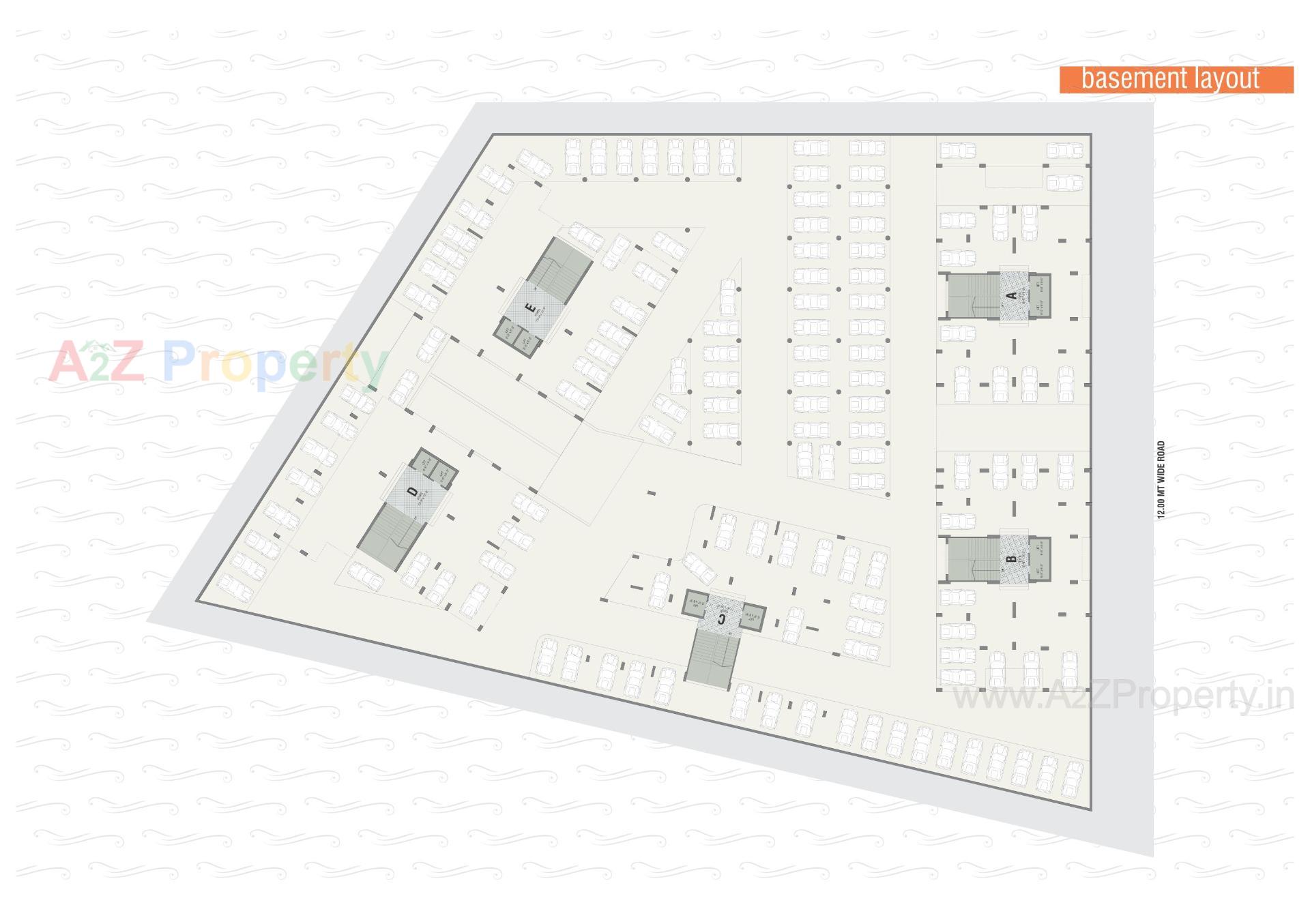 Layout of real estate project Rudra Opulence located at Sanand, Ahmedabad, Gujarat