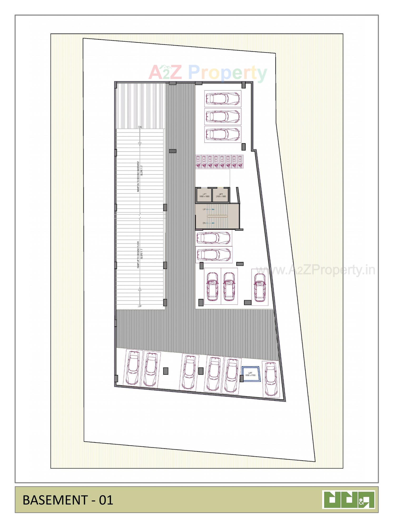 Layout of real estate project Rudra Prime located at Ahmedabad, Ahmedabad, Gujarat