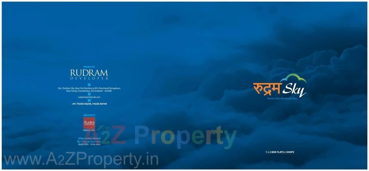  of real estate project Rudram Sky located at Chandlodiya, Ahmedabad, Gujarat