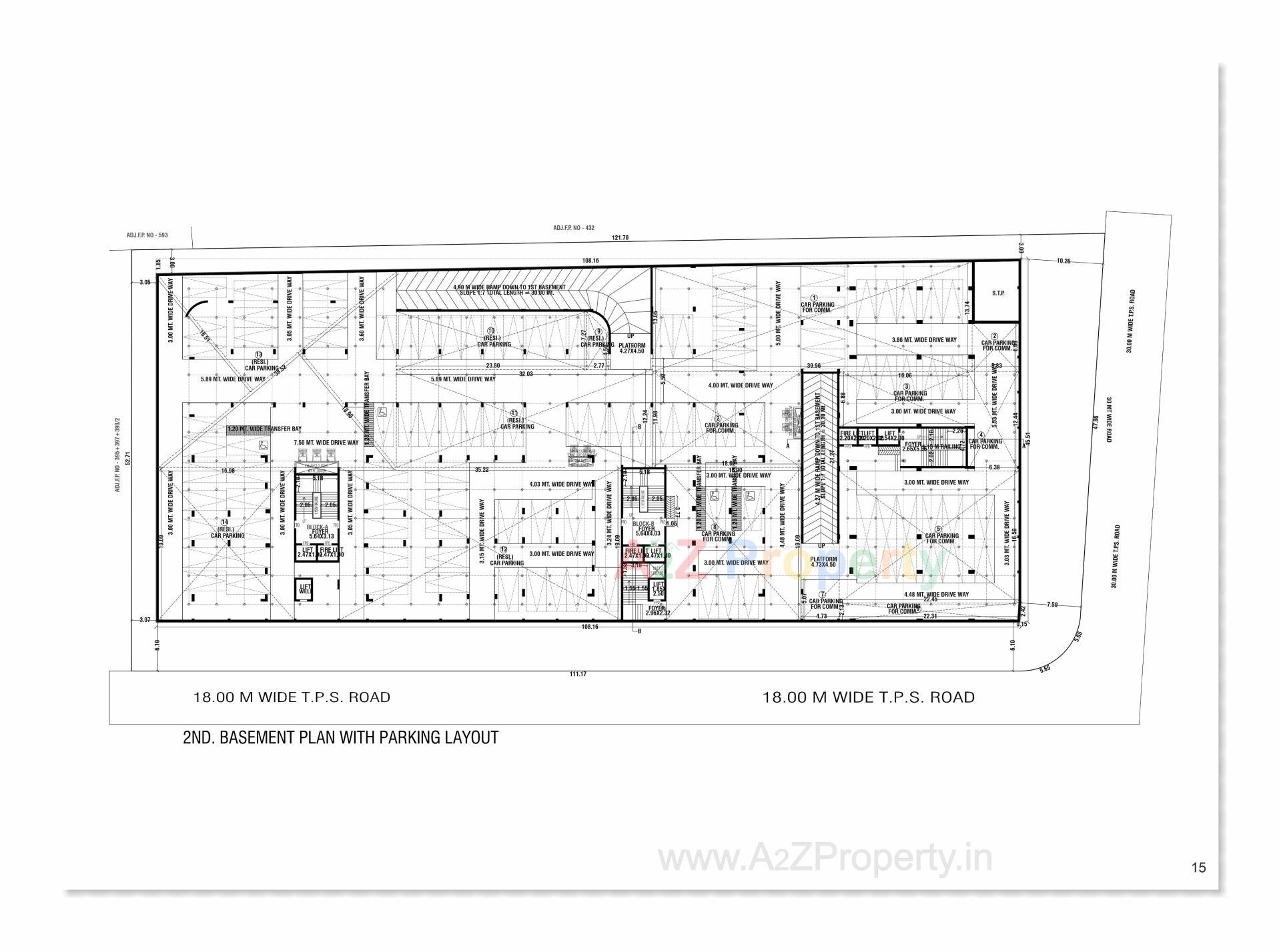 Layout of real estate project Rudram Skyline located at Ahmedabad, Ahmedabad, Gujarat