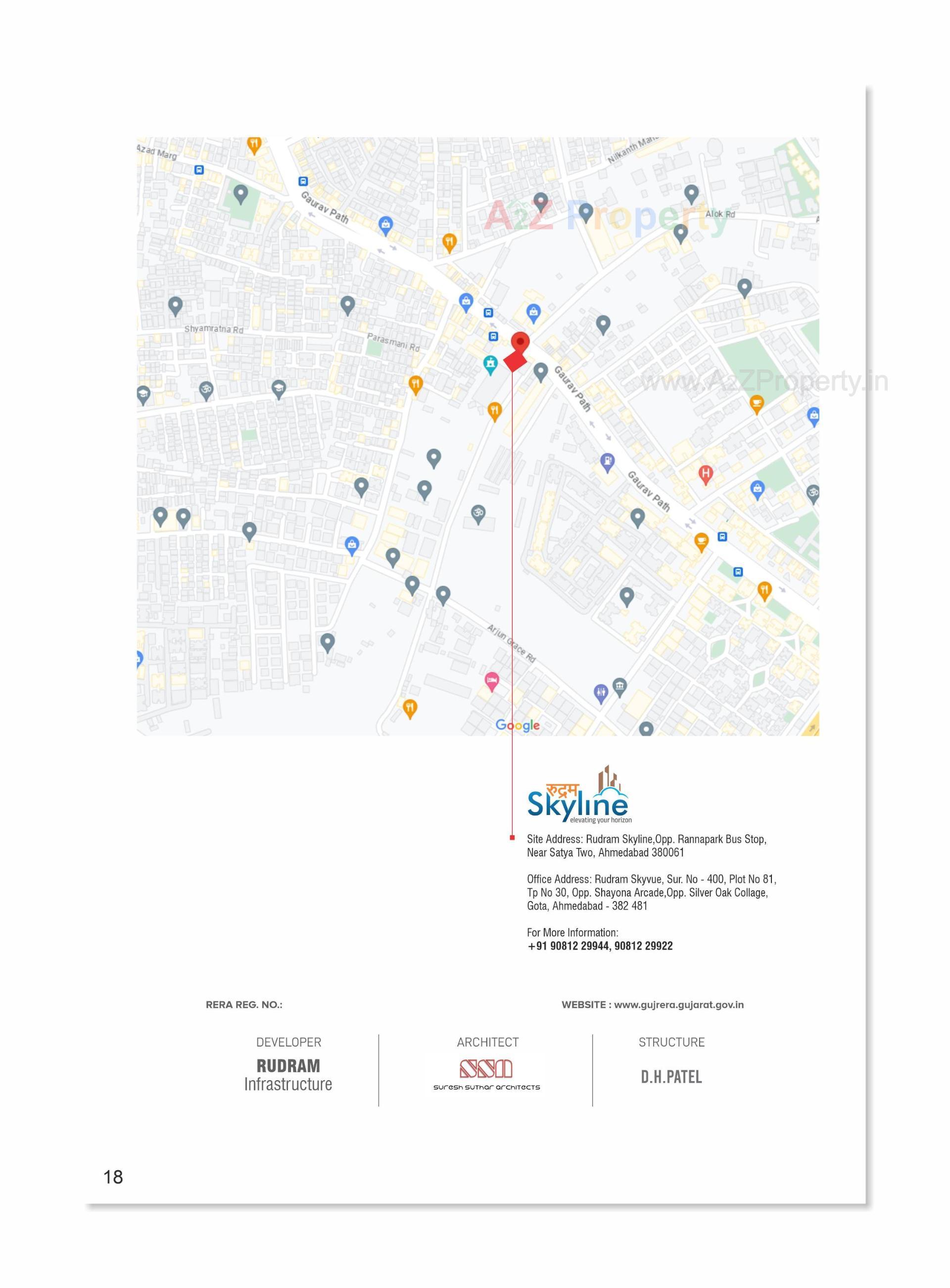  of real estate project Rudram Skyline located at Ahmedabad, Ahmedabad, Gujarat