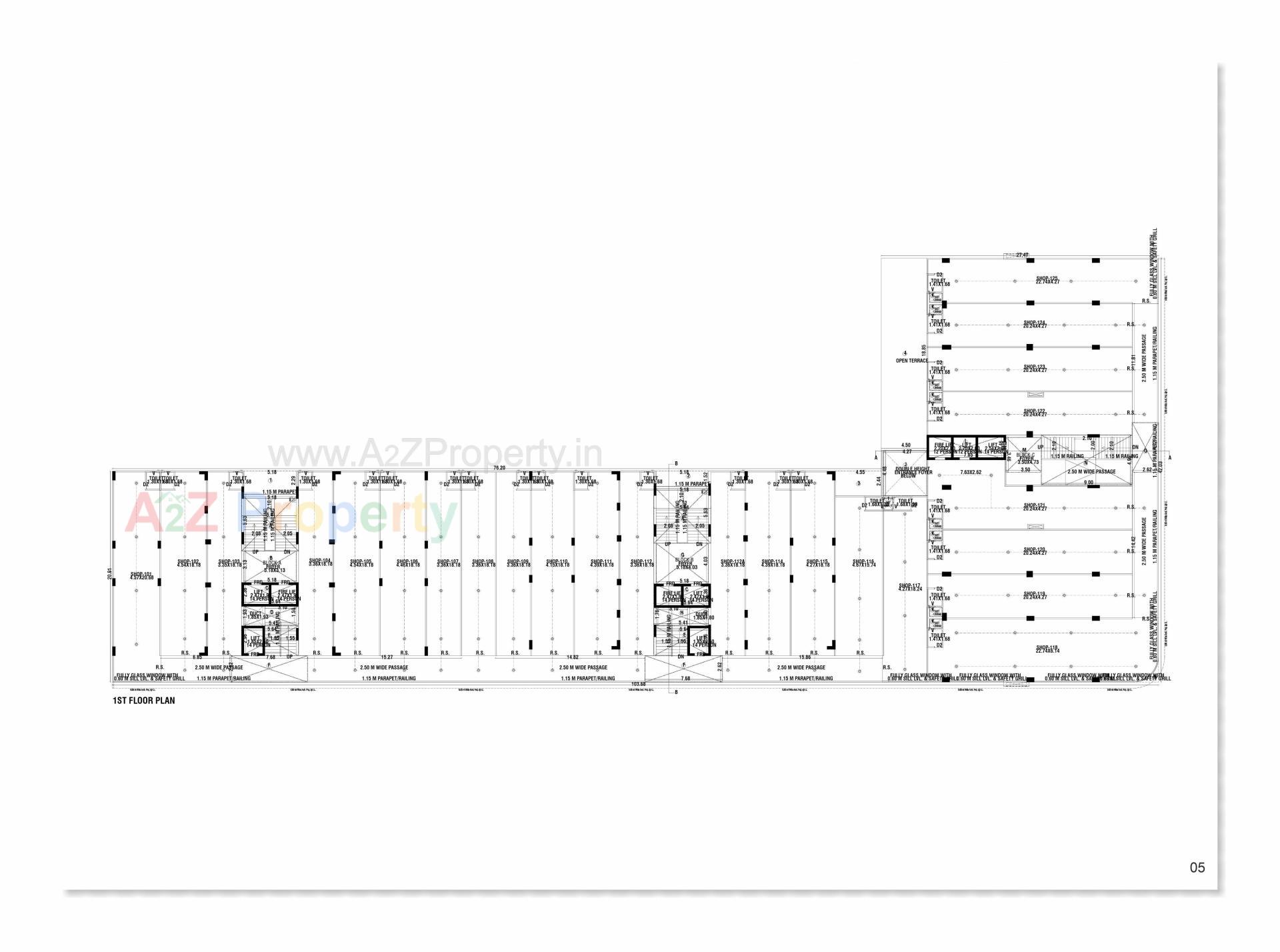 Layout of real estate project Rudram Skyline located at Ahmedabad, Ahmedabad, Gujarat
