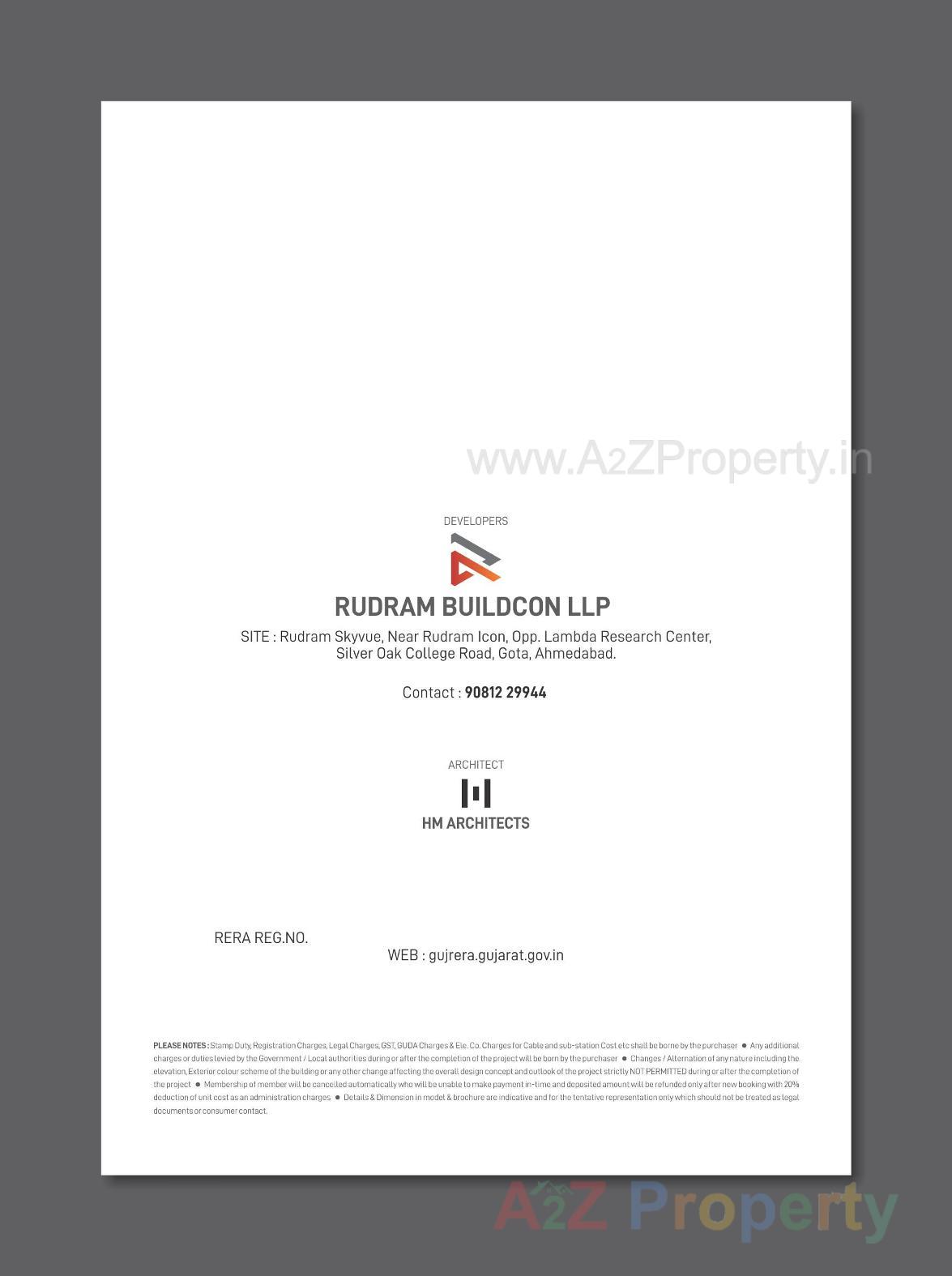  of real estate project Rudram Skyvue located at Gota, Ahmedabad, Gujarat