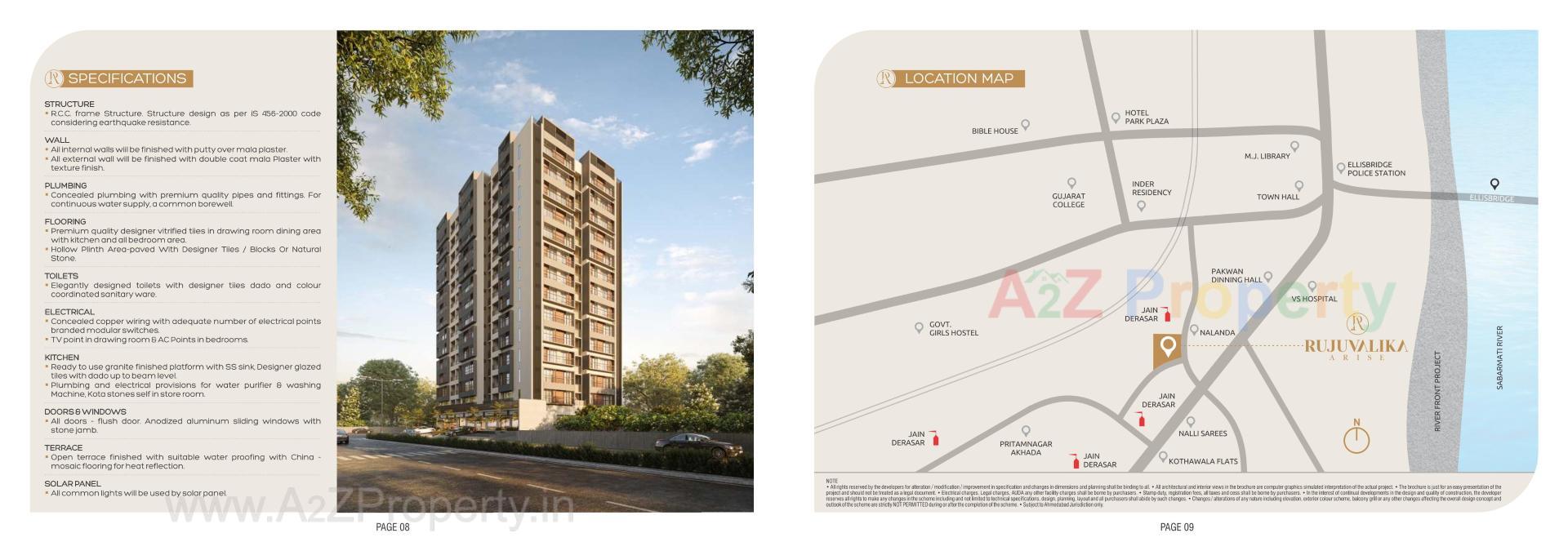  of real estate project Rujuvalika Arise located at Chhadavad, Ahmedabad, Gujarat