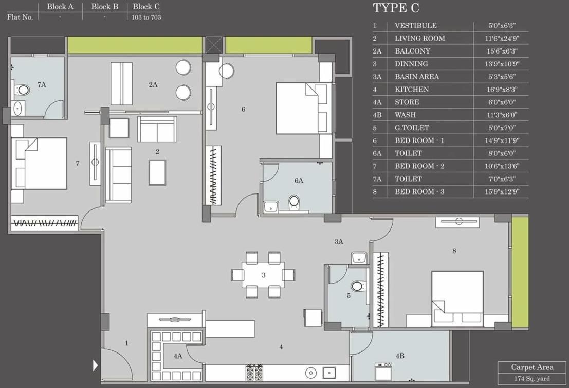 Layout of real estate project Rujuvalika located at Chadavad, Ahmedabad, Gujarat