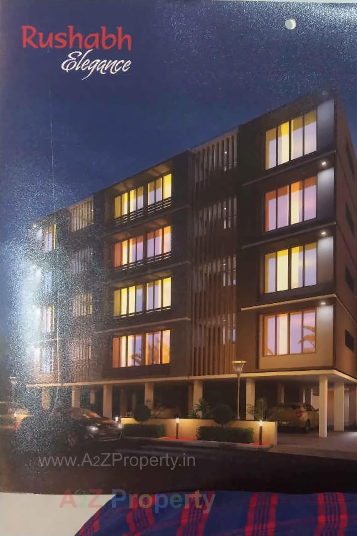 3D Elevation of real estate project Rushabh Elegance located at City, Ahmedabad, Gujarat