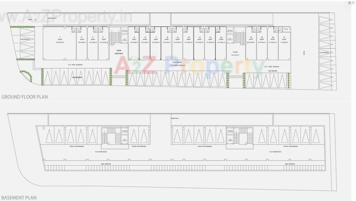 Layout of real estate project S One located at Chandlodiya, Ahmedabad, Gujarat
