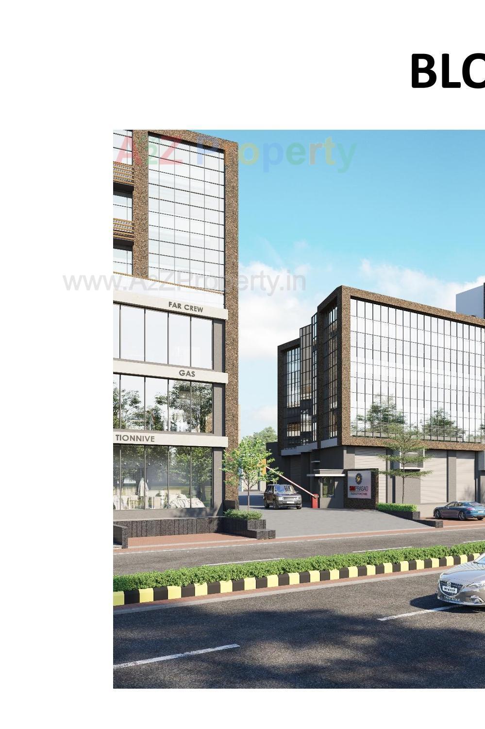 3D Elevation of real estate project S P Square located at Ramol, Ahmedabad, Gujarat