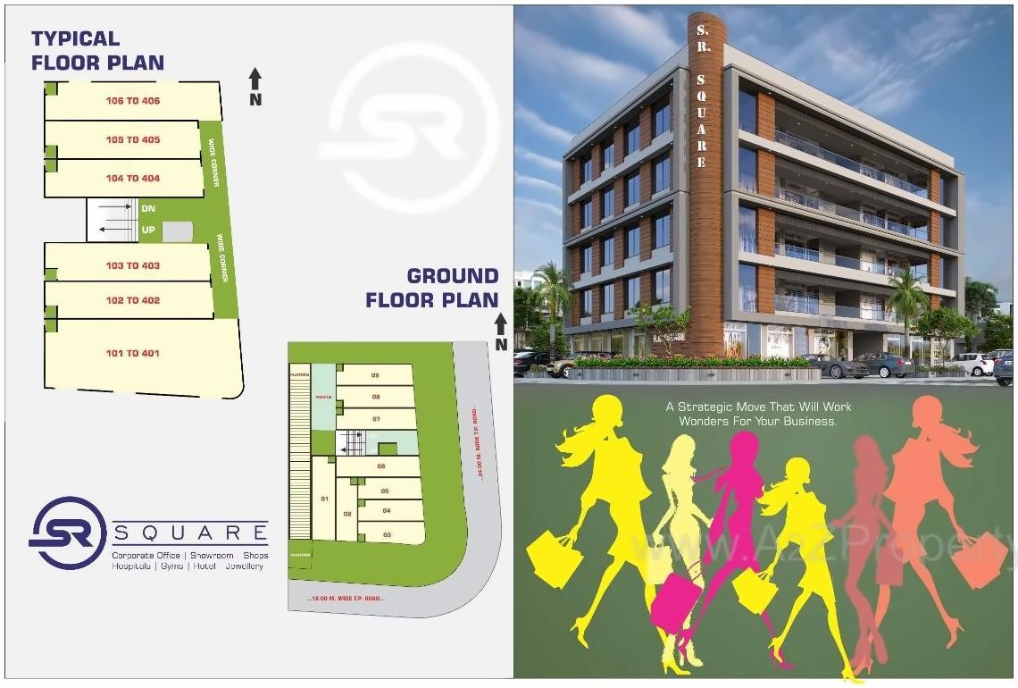  of real estate project S R Square located at Nikol, Ahmedabad, Gujarat