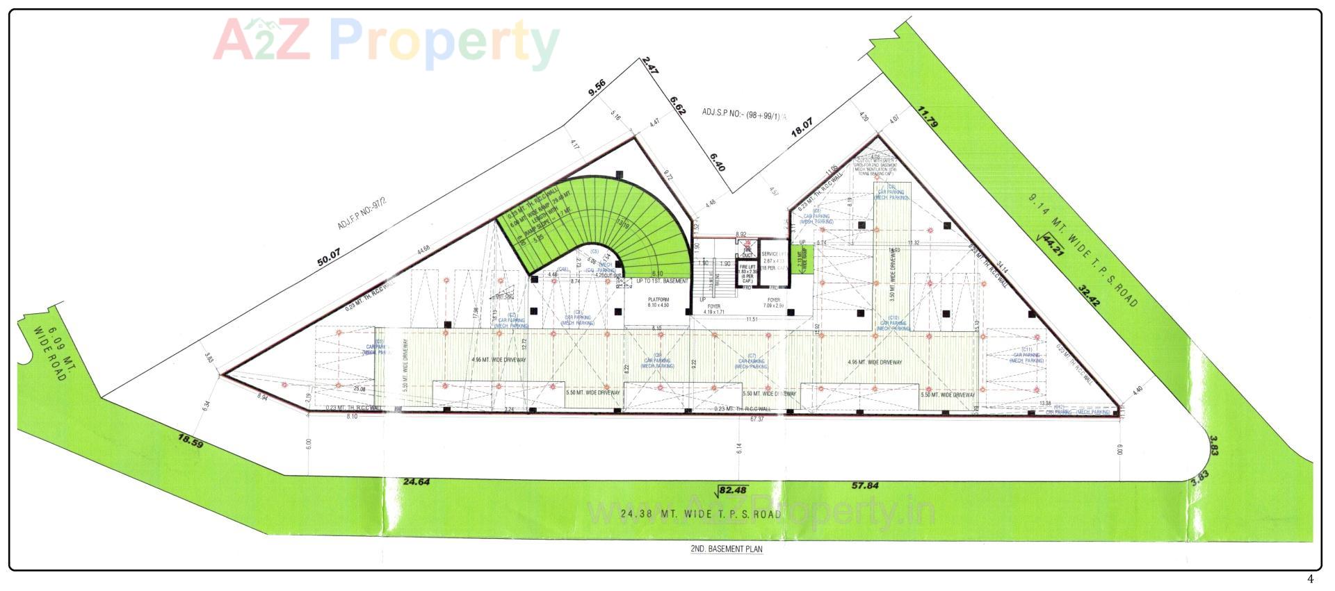 Layout of real estate project S located at Manipur, Ahmedabad, Gujarat