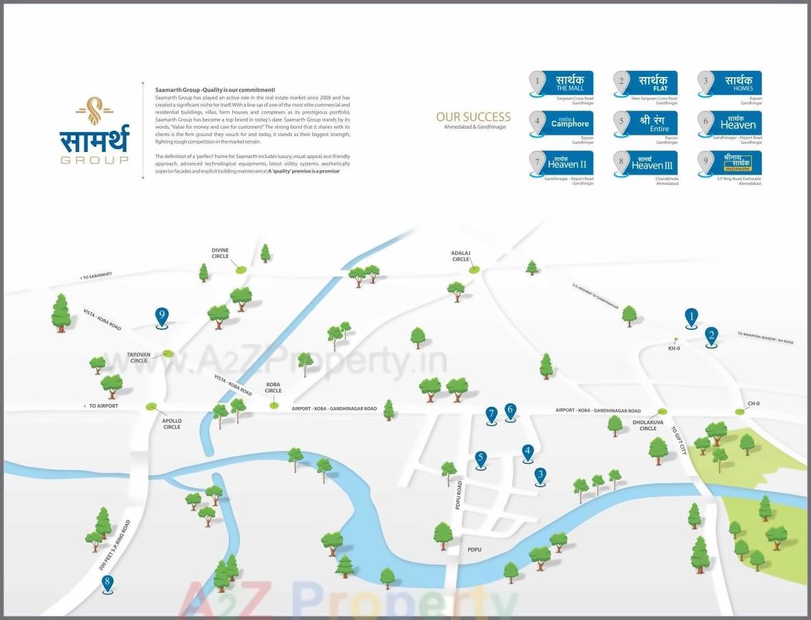  of real estate project Saamarth Heaven located at Chandkheda, Ahmedabad, Gujarat