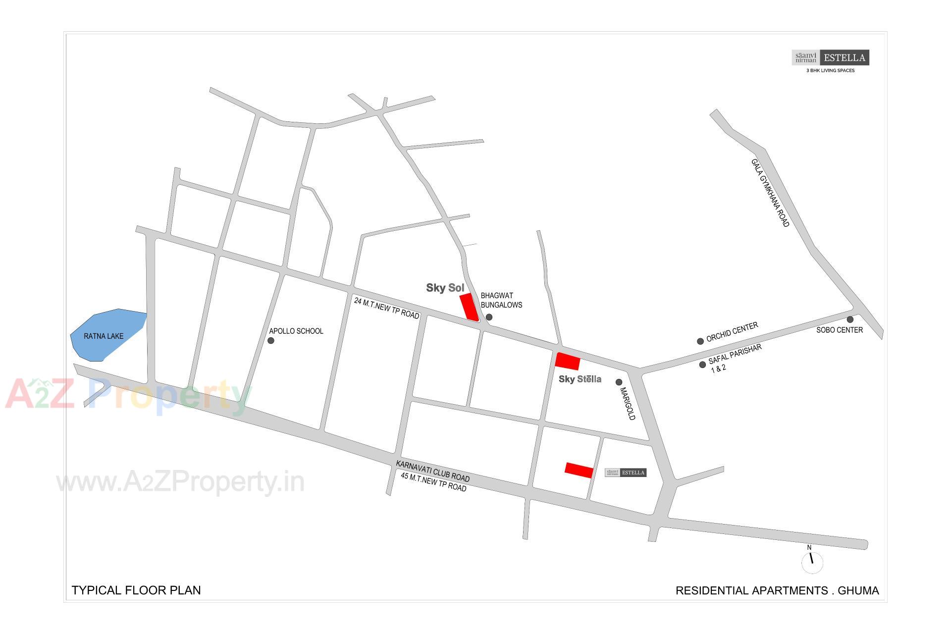  of real estate project Saanvi Nirman Estella located at Ghuma, Ahmedabad, Gujarat