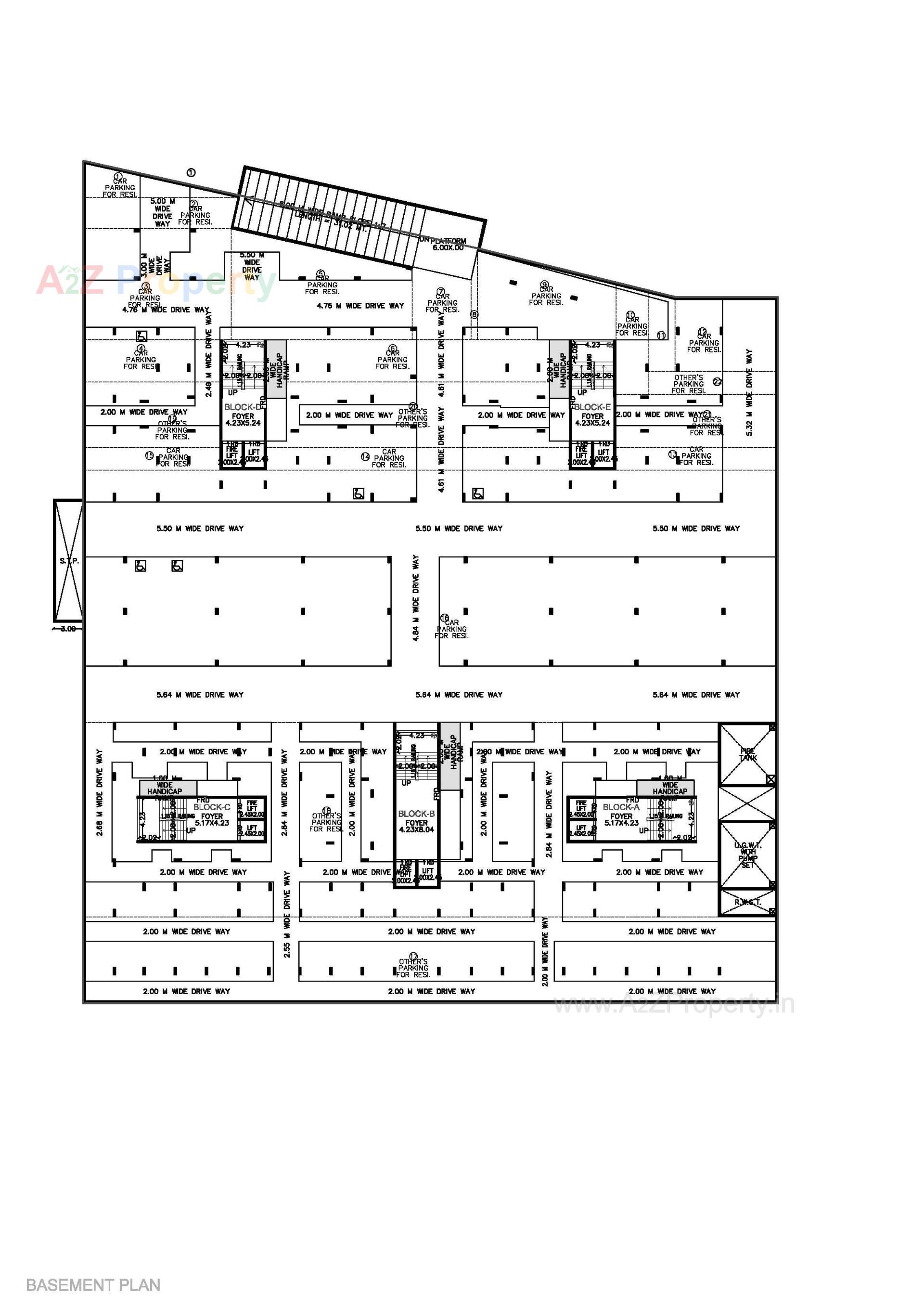 Layout of real estate project Saanvi Nirman Solace located at Bopal, Ahmedabad, Gujarat