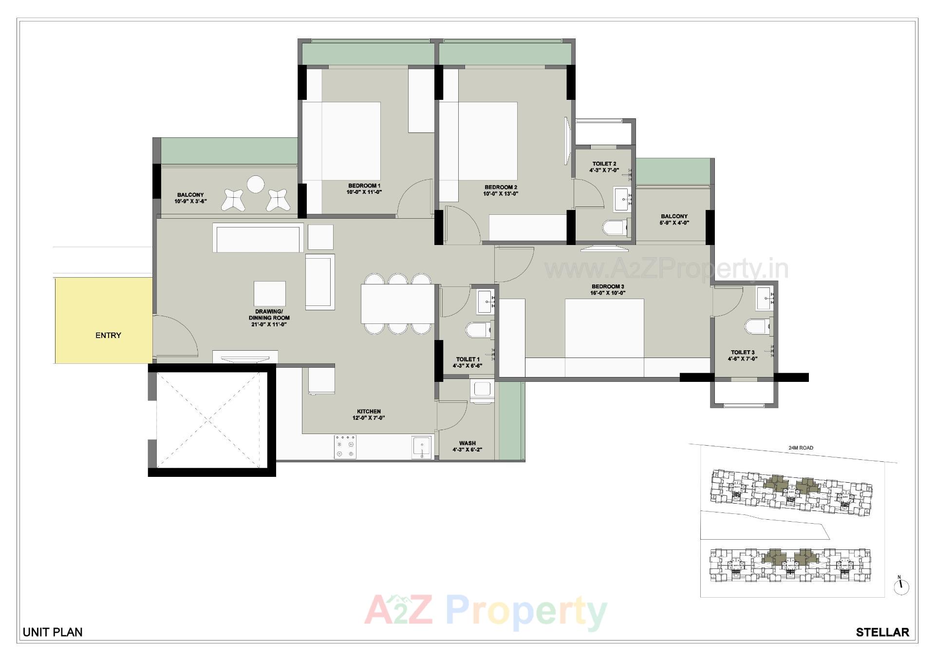 Layout of real estate project Saanvi Nirman Stellar located at Ghuma, Ahmedabad, Gujarat