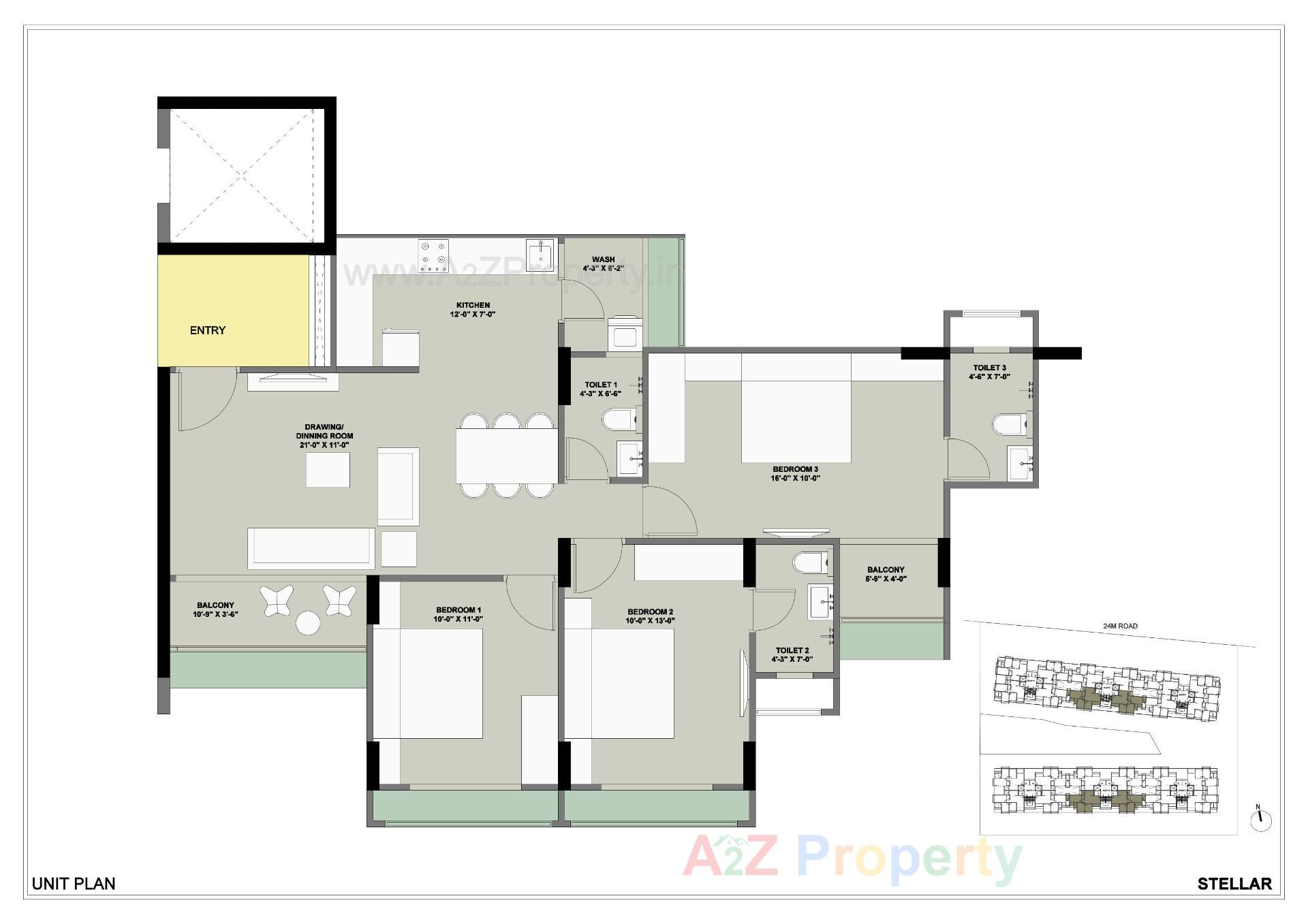 Layout of real estate project Saanvi Nirman Stellar located at Ghuma, Ahmedabad, Gujarat