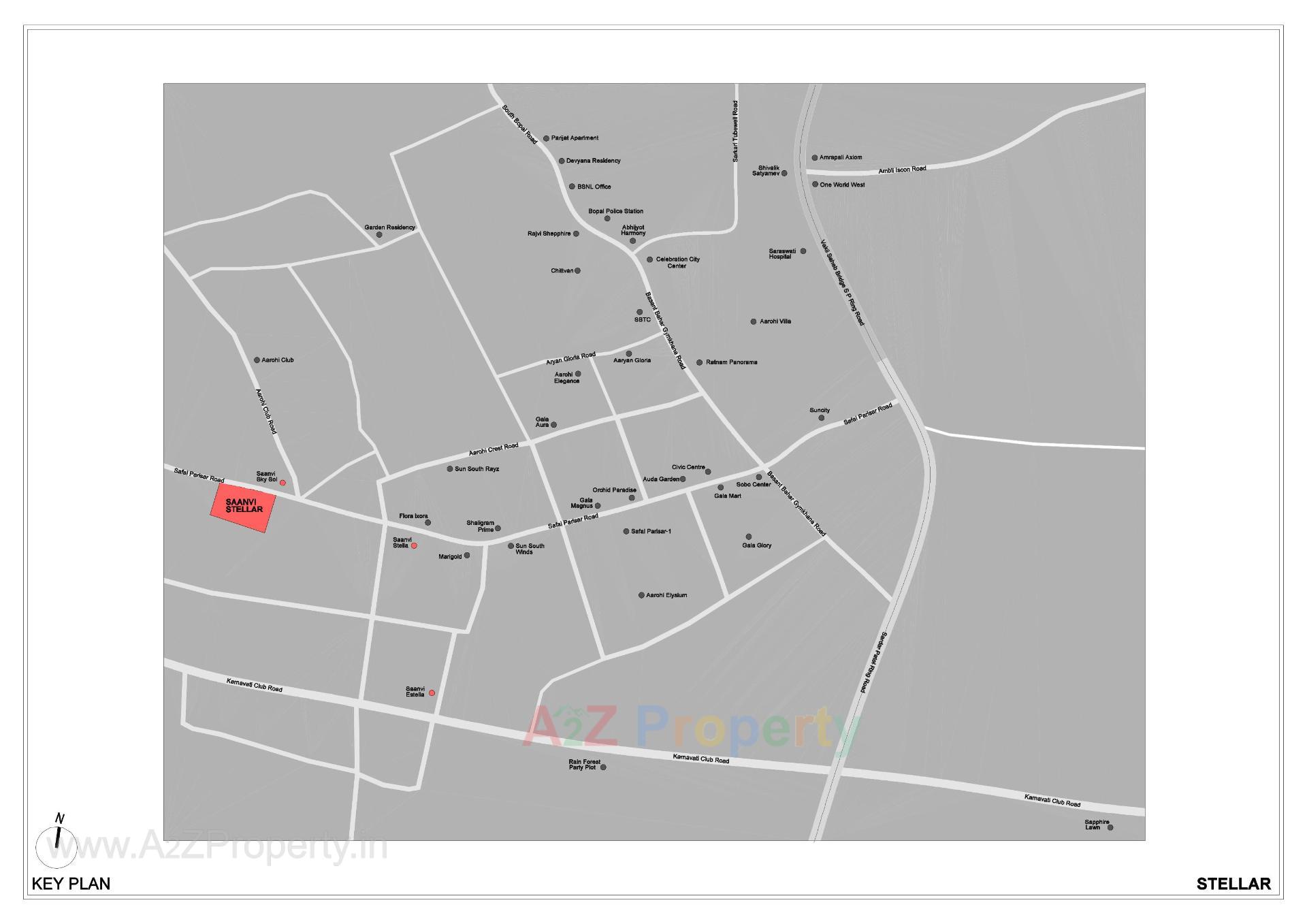  of real estate project Saanvi Nirman Stellar located at Ghuma, Ahmedabad, Gujarat