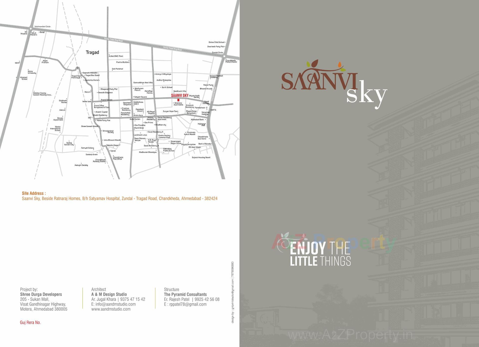  of real estate project Saanvi Sky located at Zundal, Ahmedabad, Gujarat