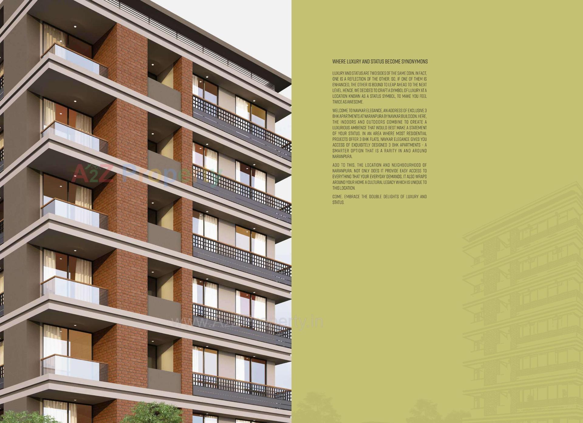 3D Elevation of real estate project Saanvi Sky located at Zundal, Ahmedabad, Gujarat