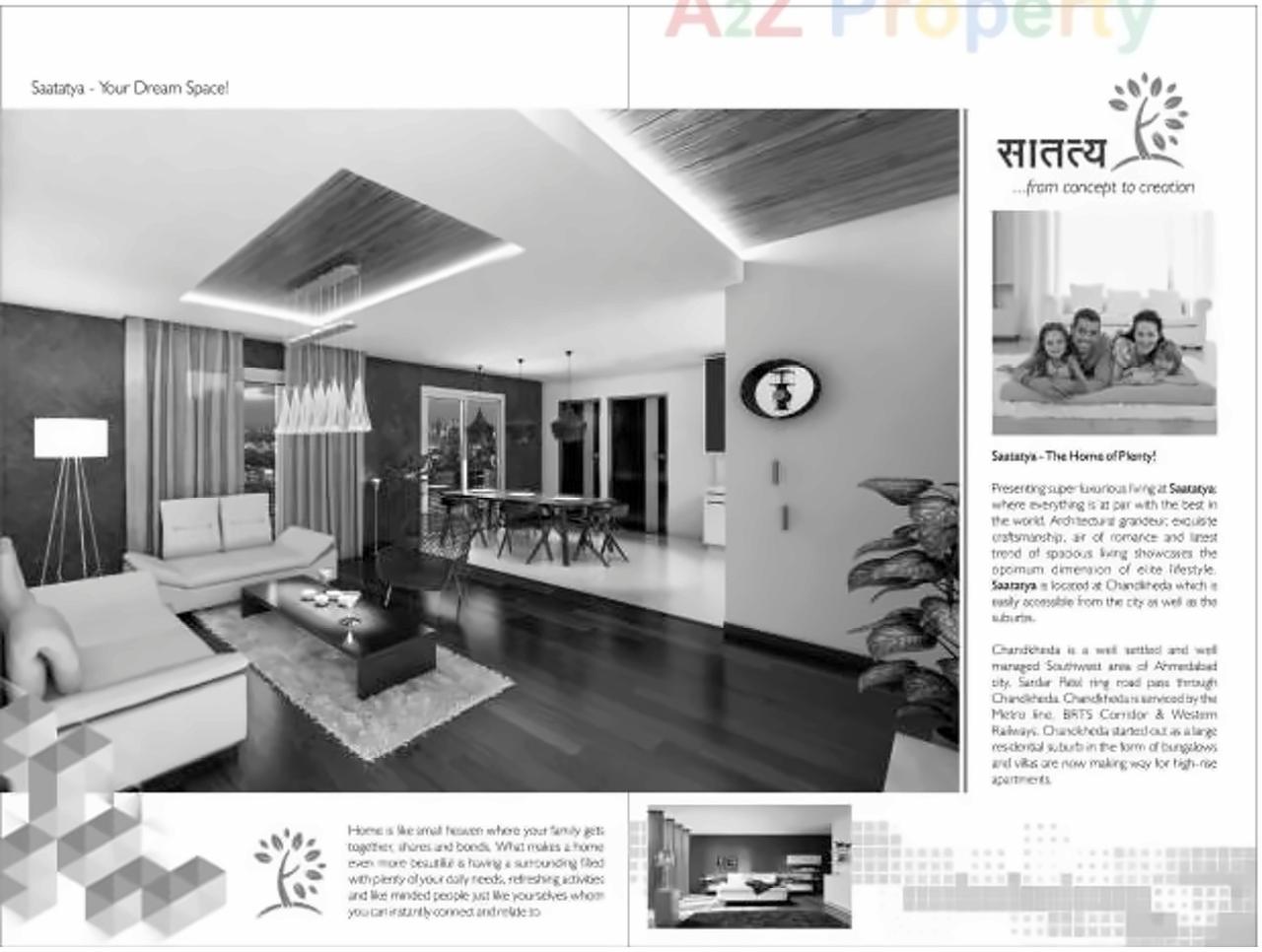  of real estate project Saatatya located at Chandkheda, Ahmedabad, Gujarat