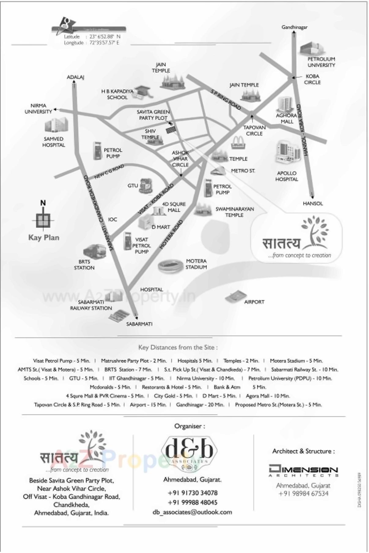  of real estate project Saatatya located at Chandkheda, Ahmedabad, Gujarat