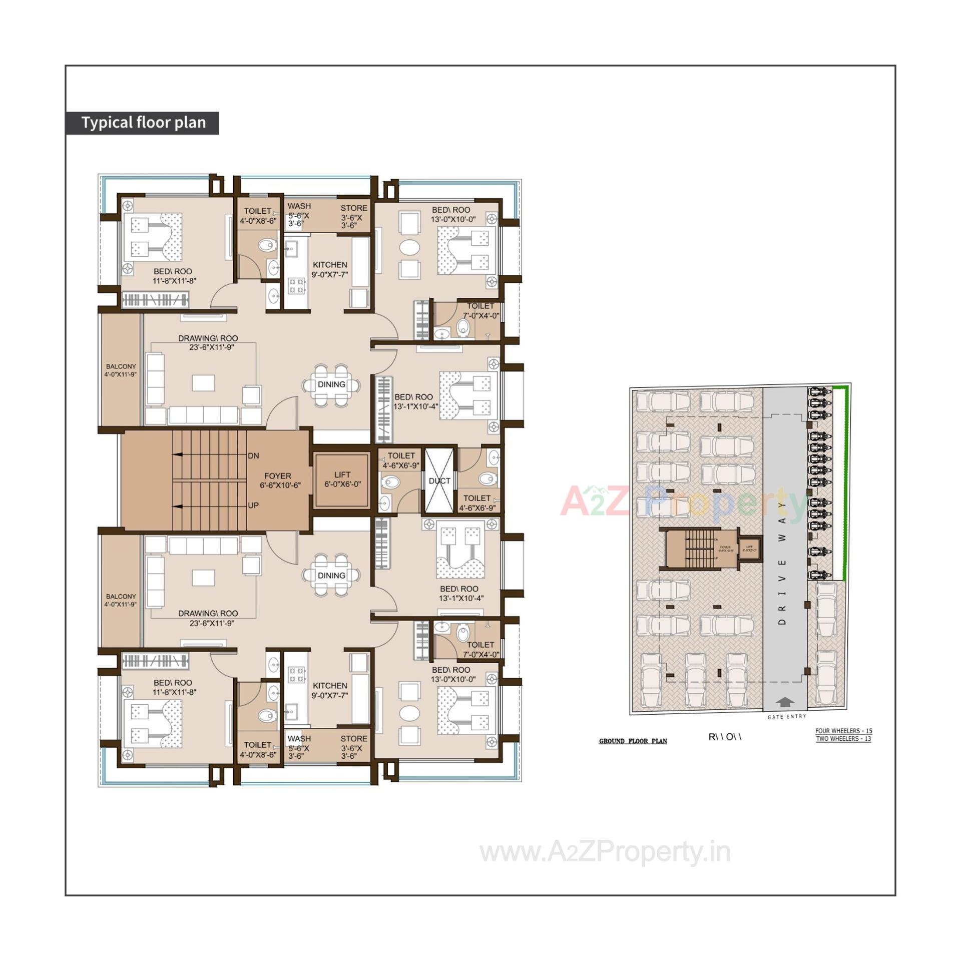 Layout of real estate project Sach located at Maninagar, Ahmedabad, Gujarat