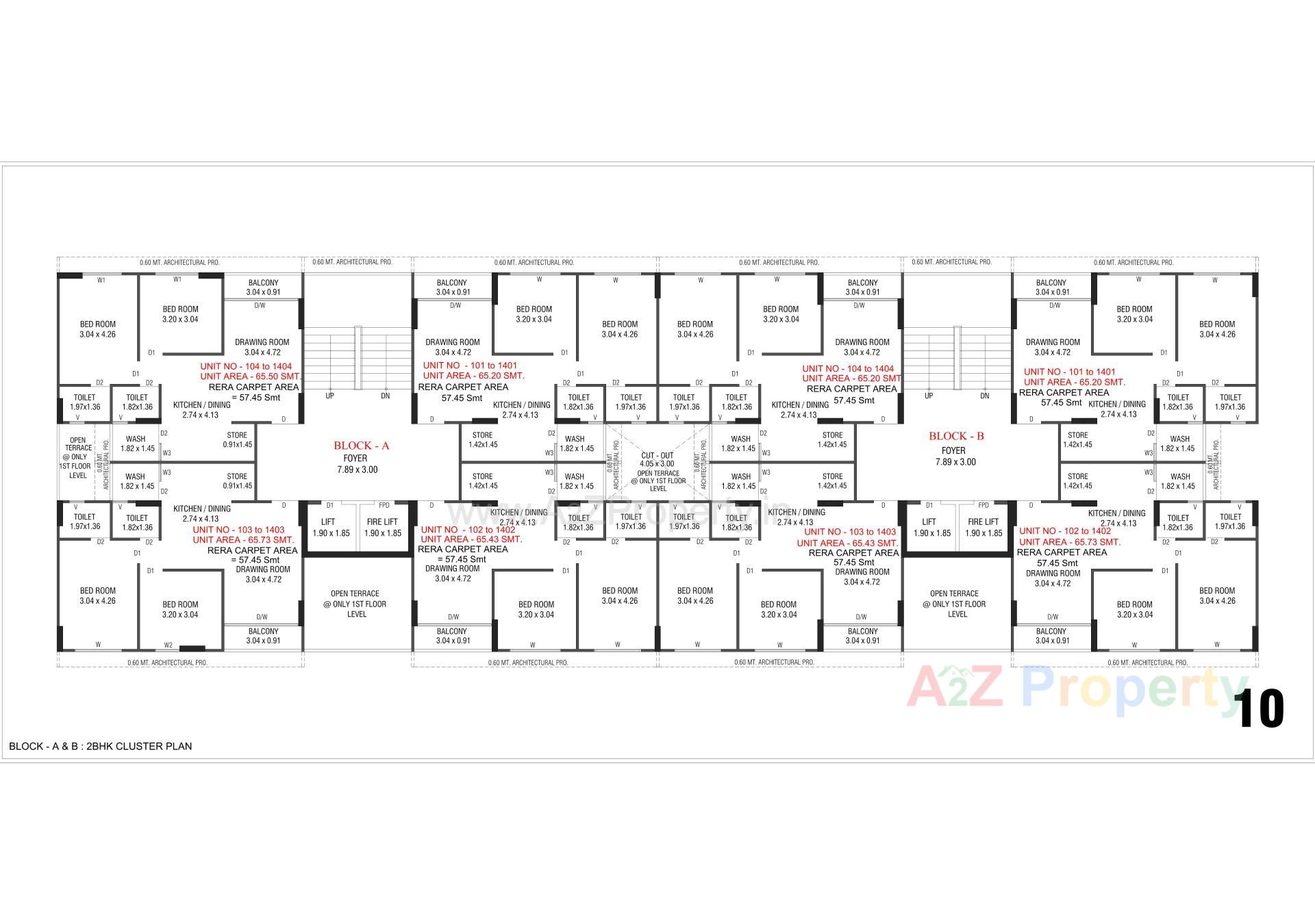 Layout of real estate project Sacred Shivansh located at Shela, Ahmedabad, Gujarat