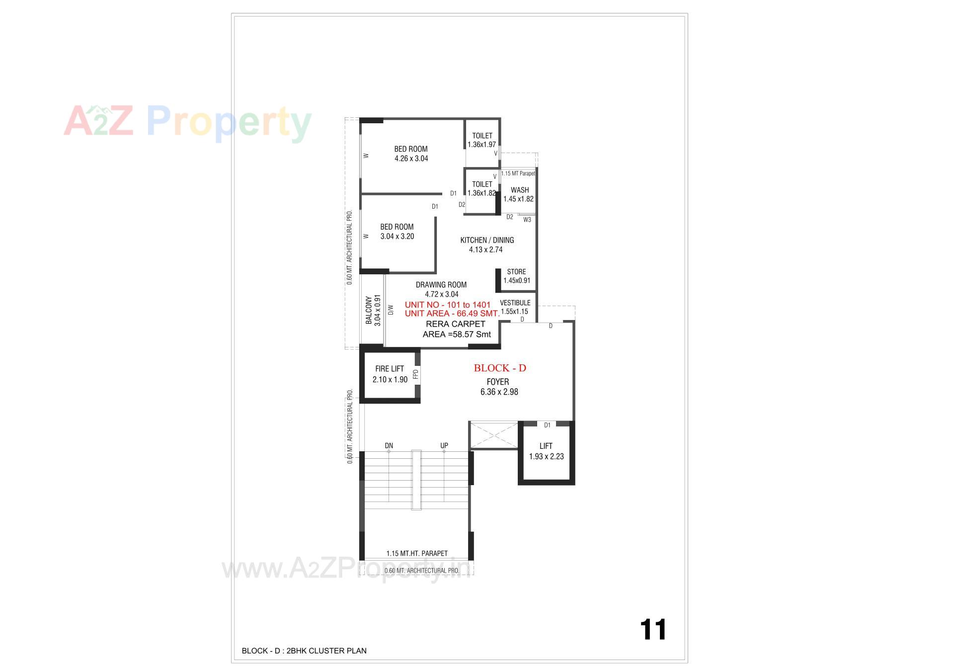 Layout of real estate project Sacred Shivansh located at Shela, Ahmedabad, Gujarat