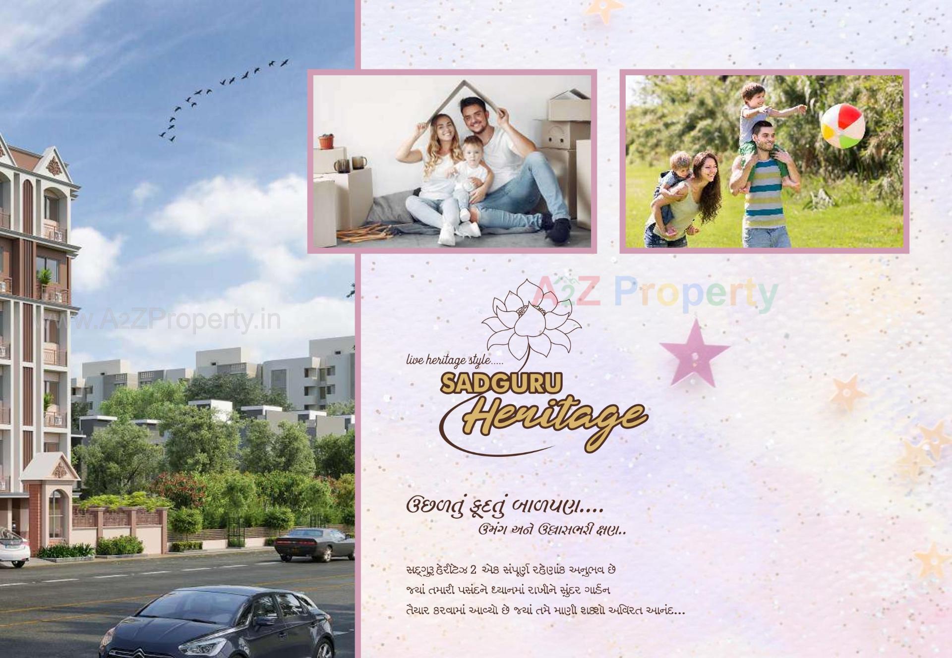  of real estate project Sadguru Heritage located at Vinzol, Ahmedabad, Gujarat