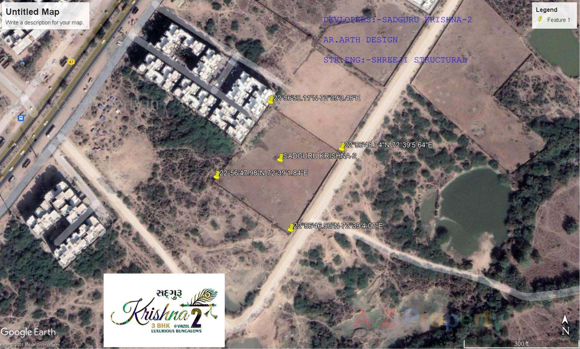  of real estate project Sadguru Krishna located at Vinzol, Ahmedabad, Gujarat