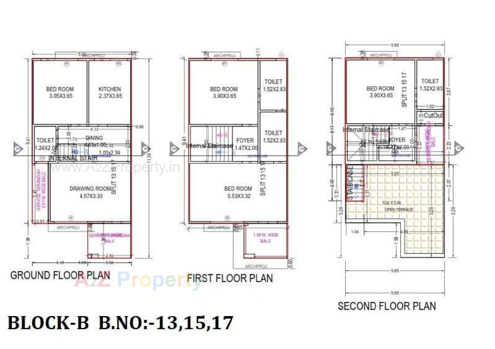 Layout of real estate project Sadguru Krishna located at Vinzol, Ahmedabad, Gujarat