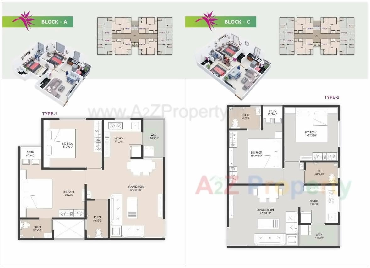 Layout of real estate project Sadguru Landmark located at Naroda, Ahmedabad, Gujarat