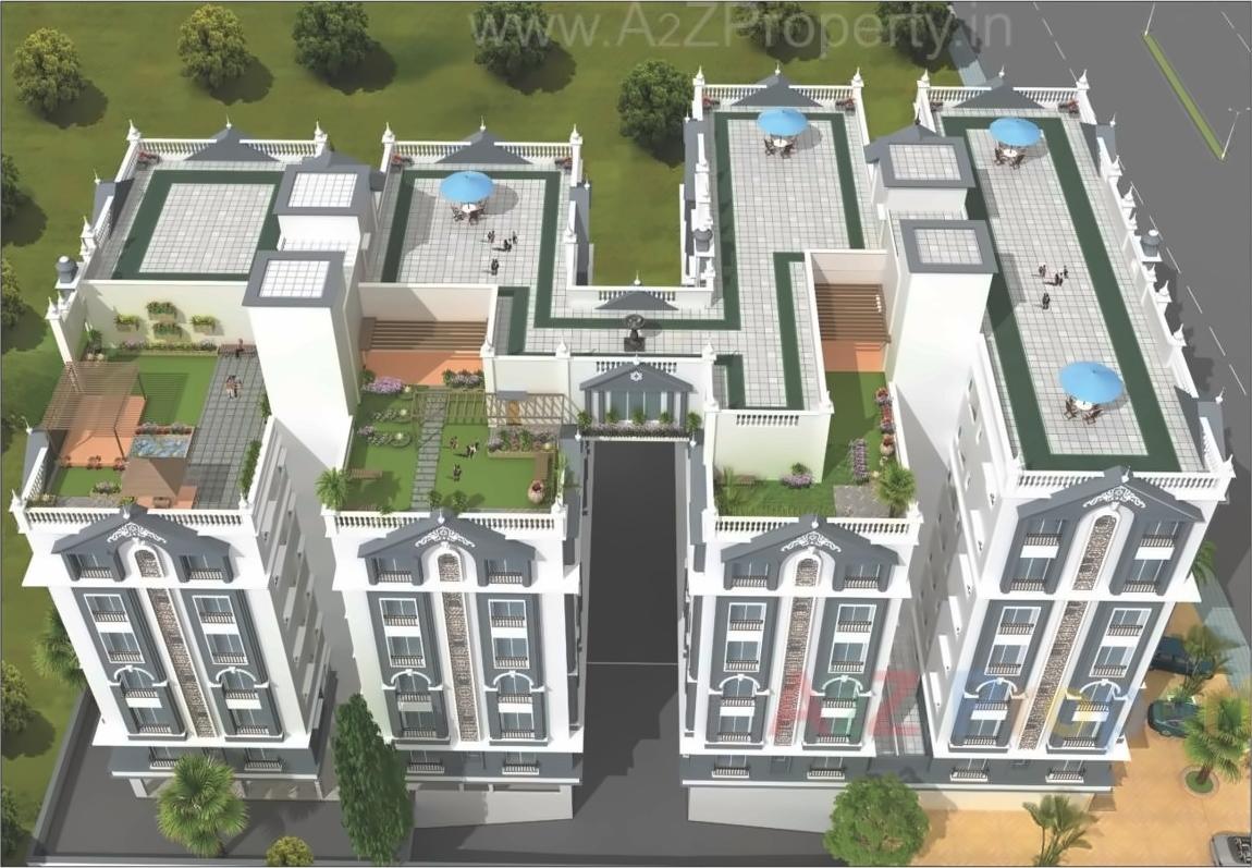 3D Elevation of real estate project Sadguru Sharan located at Nikol, Ahmedabad, Gujarat