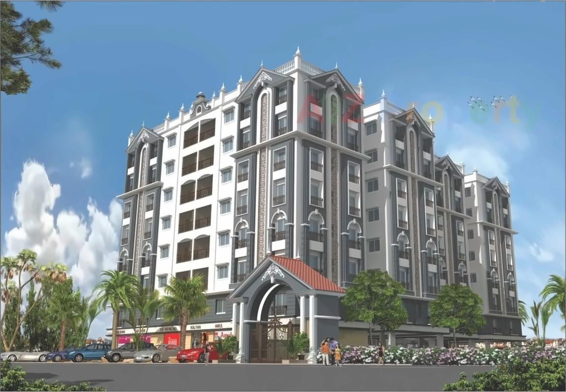 3D Elevation of real estate project Sadguru Sharan located at Nikol, Ahmedabad, Gujarat