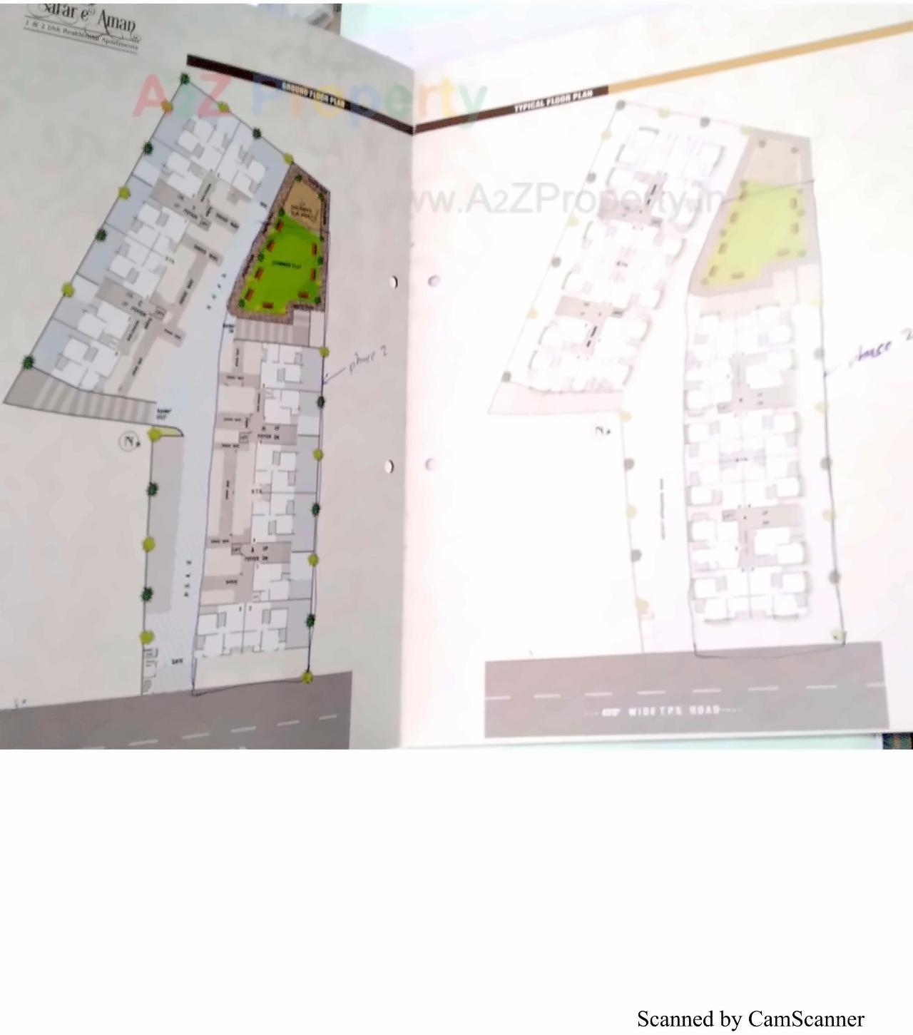 Layout of real estate project Safar E Aman located at Vejalpur, Ahmedabad, Gujarat
