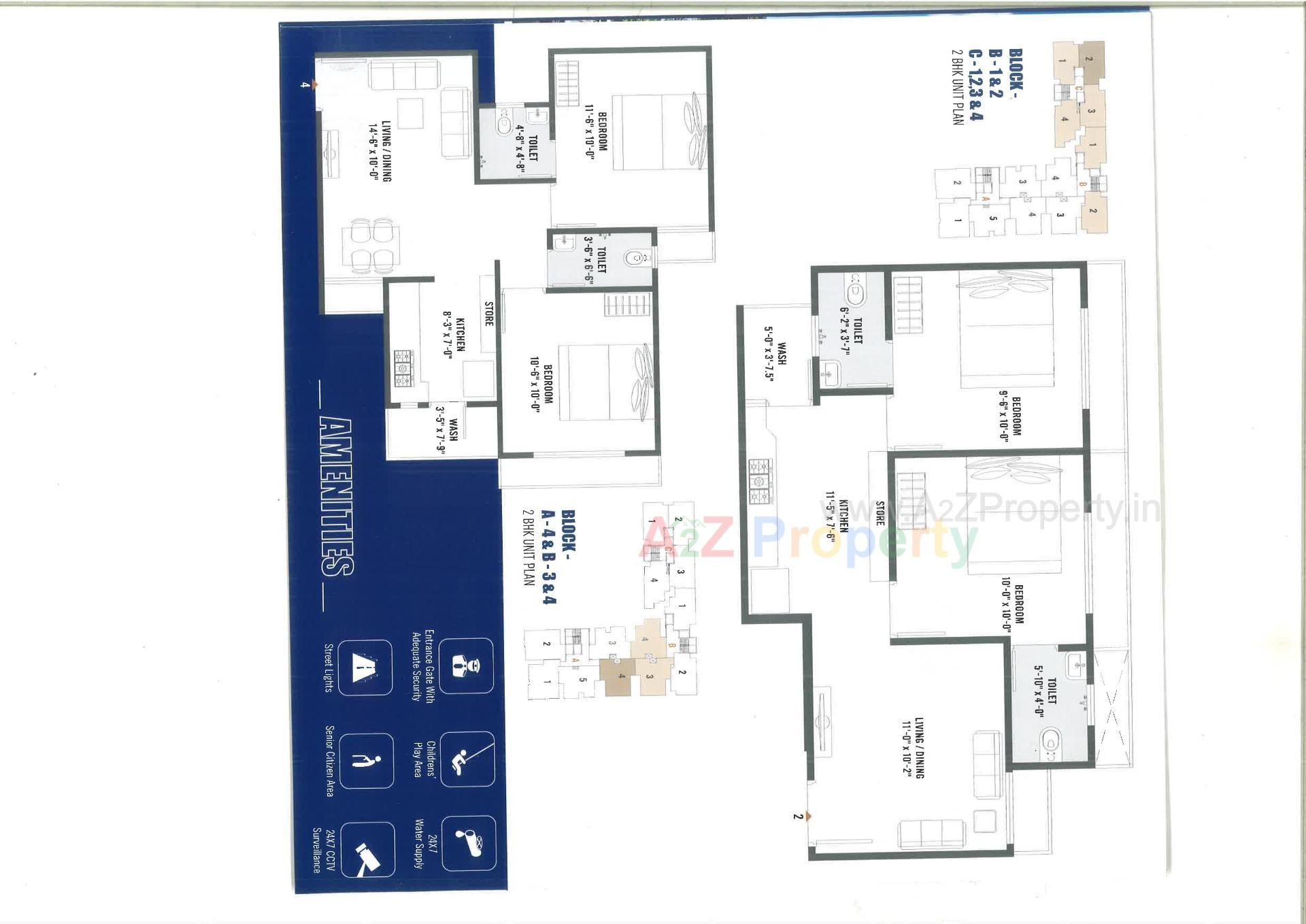 Layout of real estate project Saffron Binory Residency located at Vejalpur, Ahmedabad, Gujarat