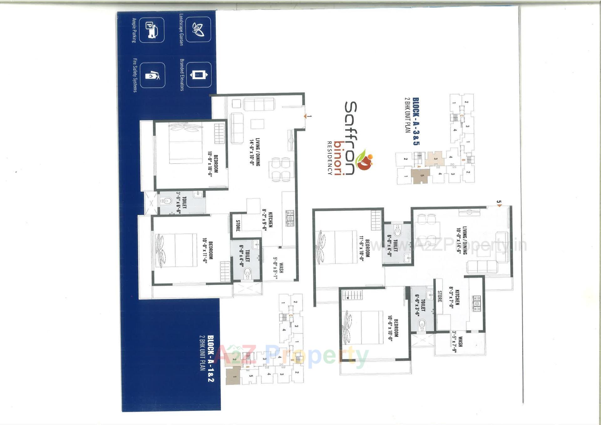 Layout of real estate project Saffron Binory Residency located at Vejalpur, Ahmedabad, Gujarat