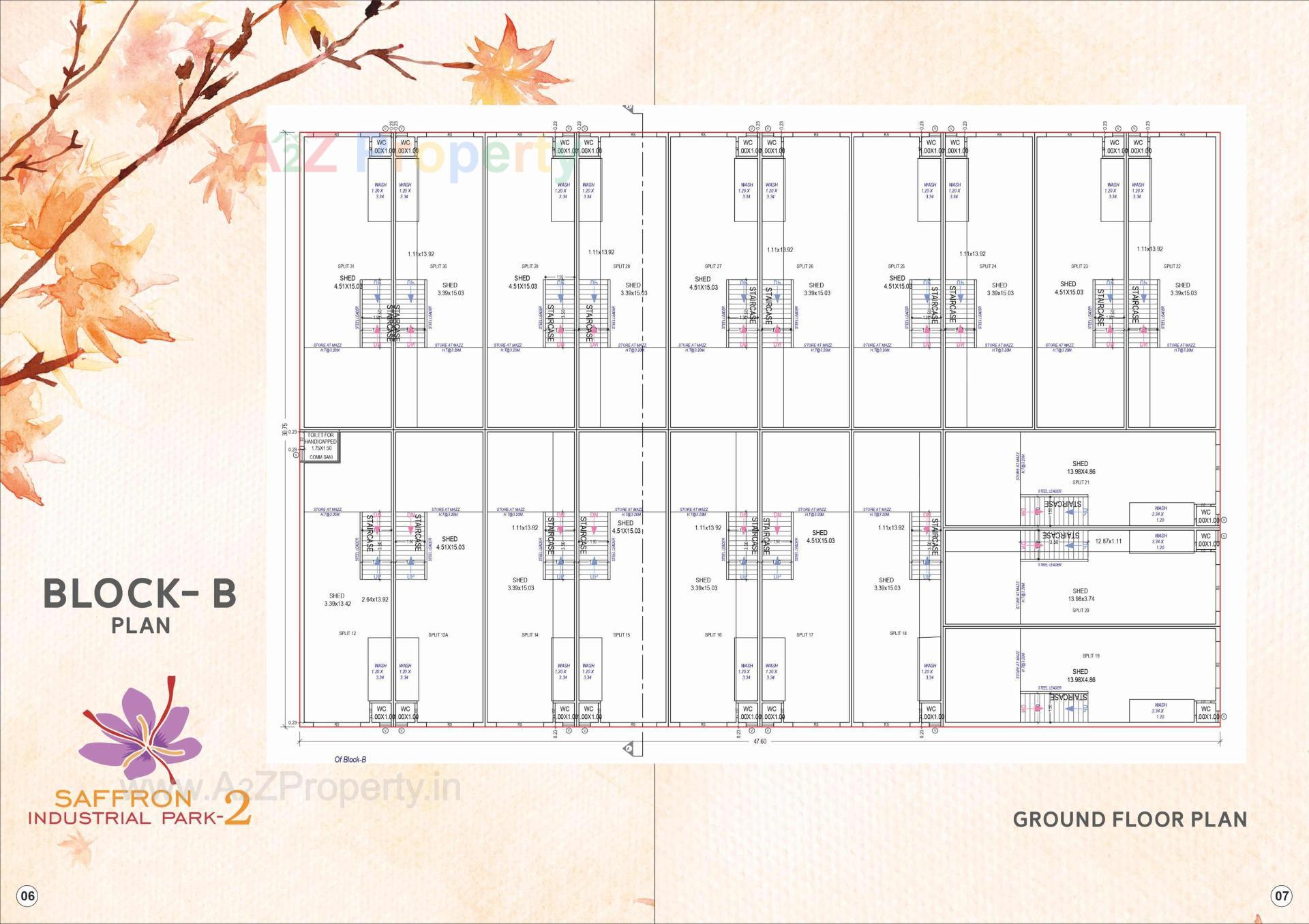  of real estate project Saffron Industrial Park located at Bhuvaldi, Ahmedabad, Gujarat