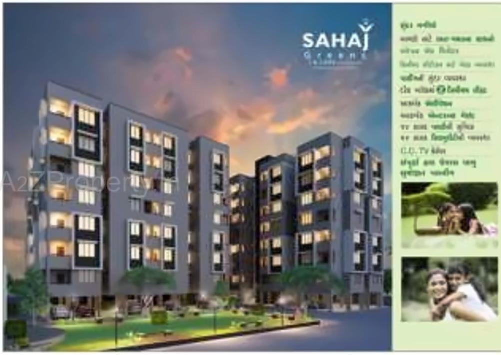 3D Elevation of real estate project Sahaj Greens located at Ramol, Ahmedabad, Gujarat