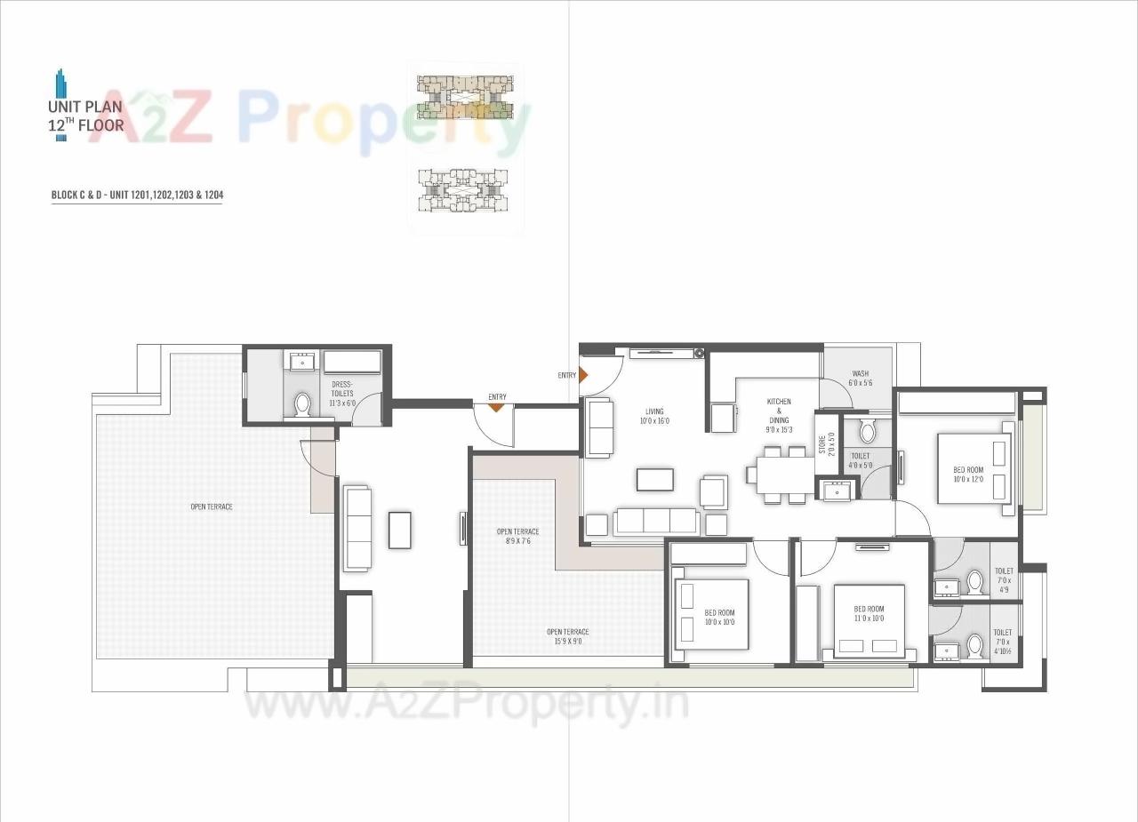 Layout of real estate project Sahaj Heights located at Wadaj, Ahmedabad, Gujarat